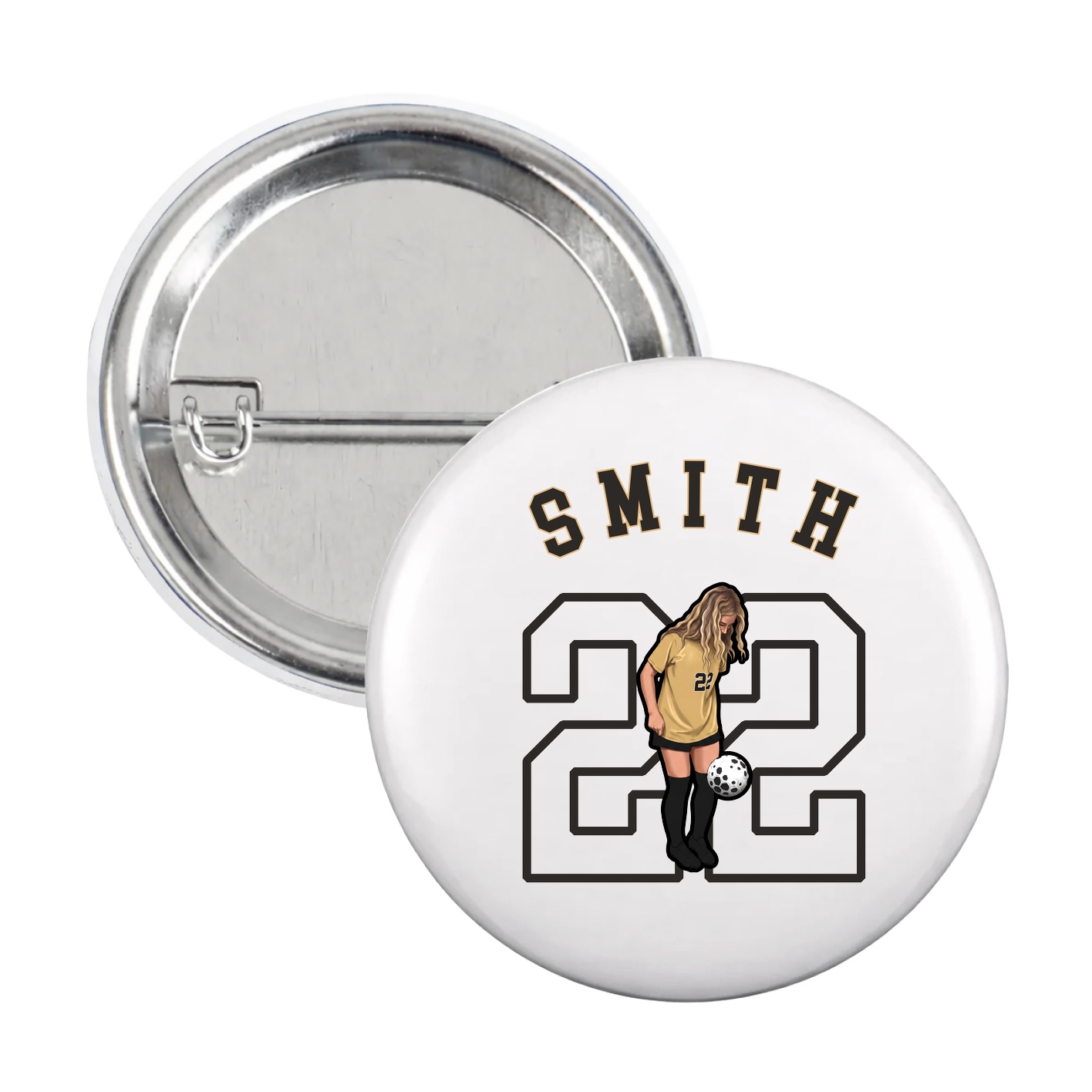 Game Day Button — Shirsey Arch in White