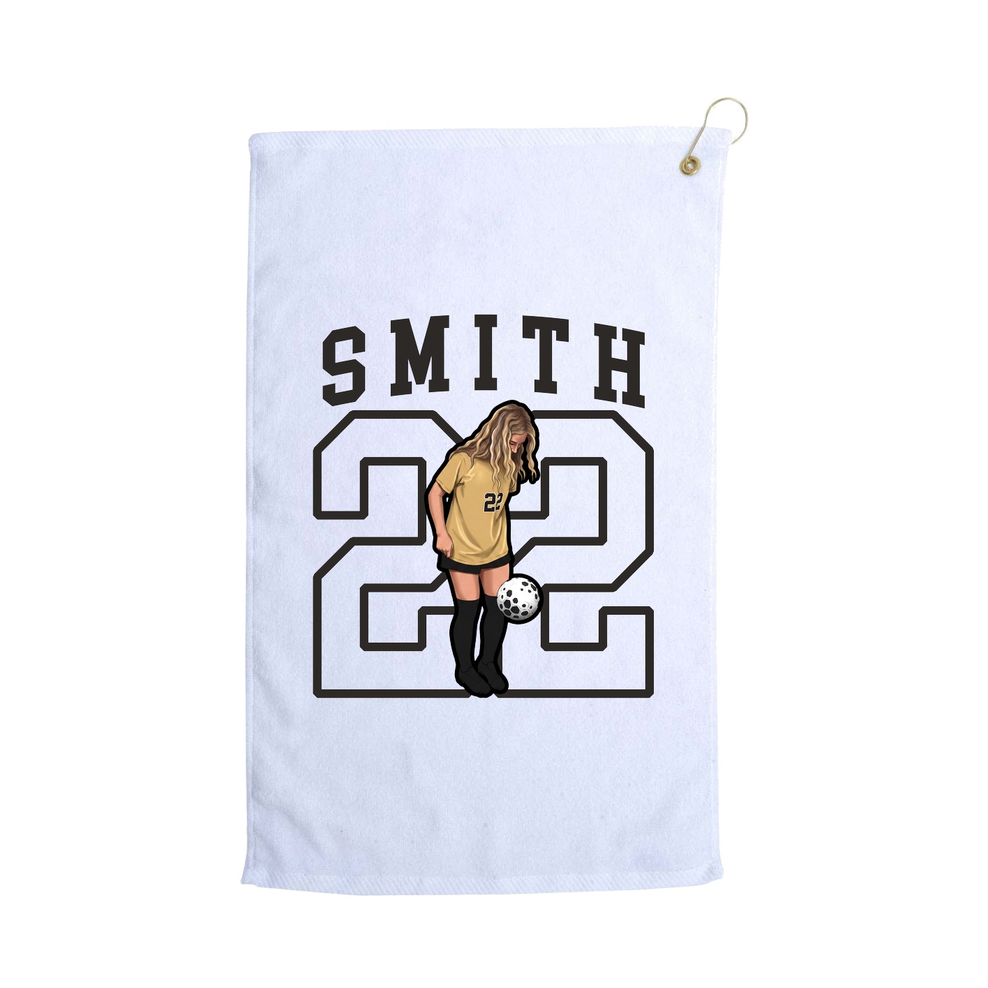 Golf Towel — Shirsey in White