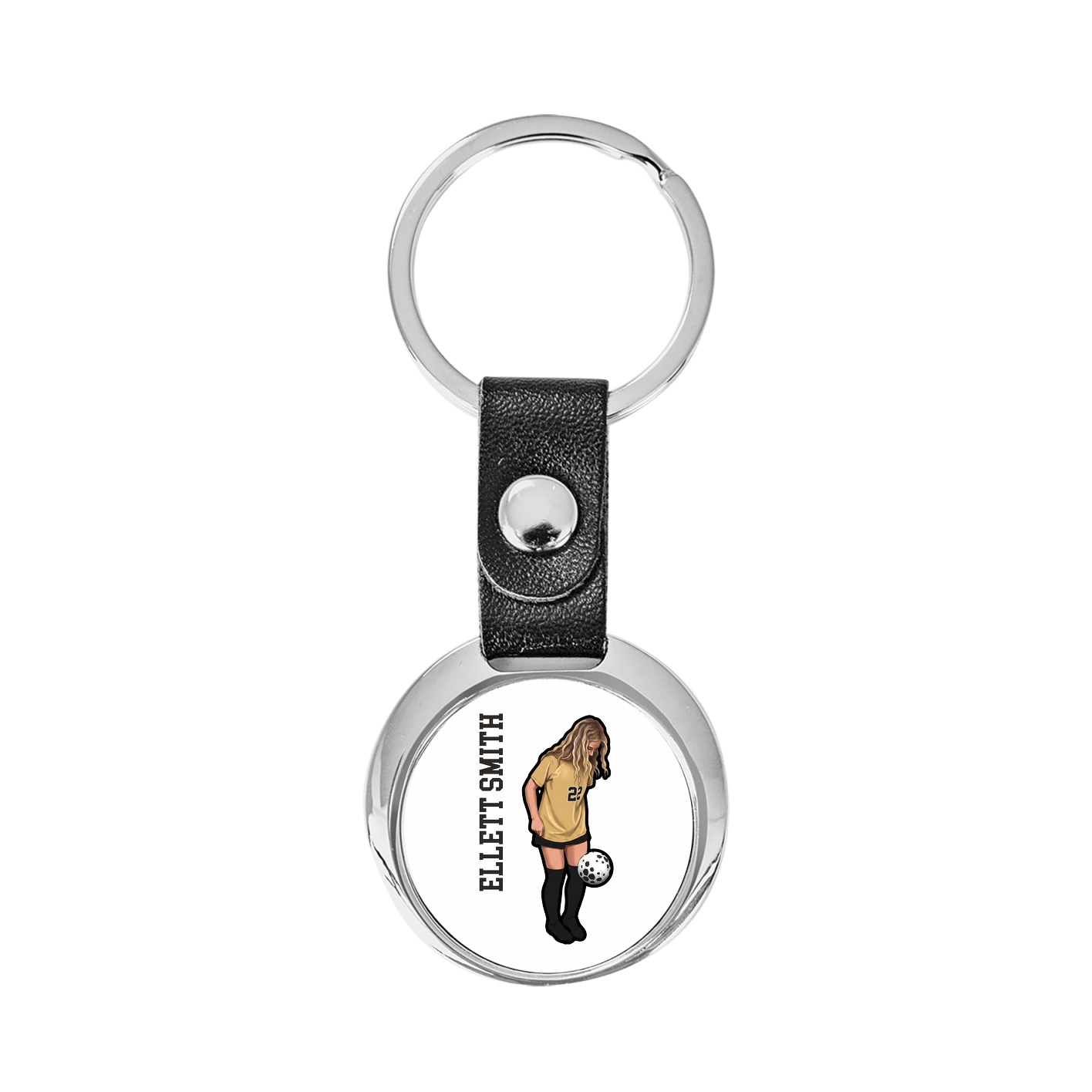 Key Chain — Name Vertical in Classic
