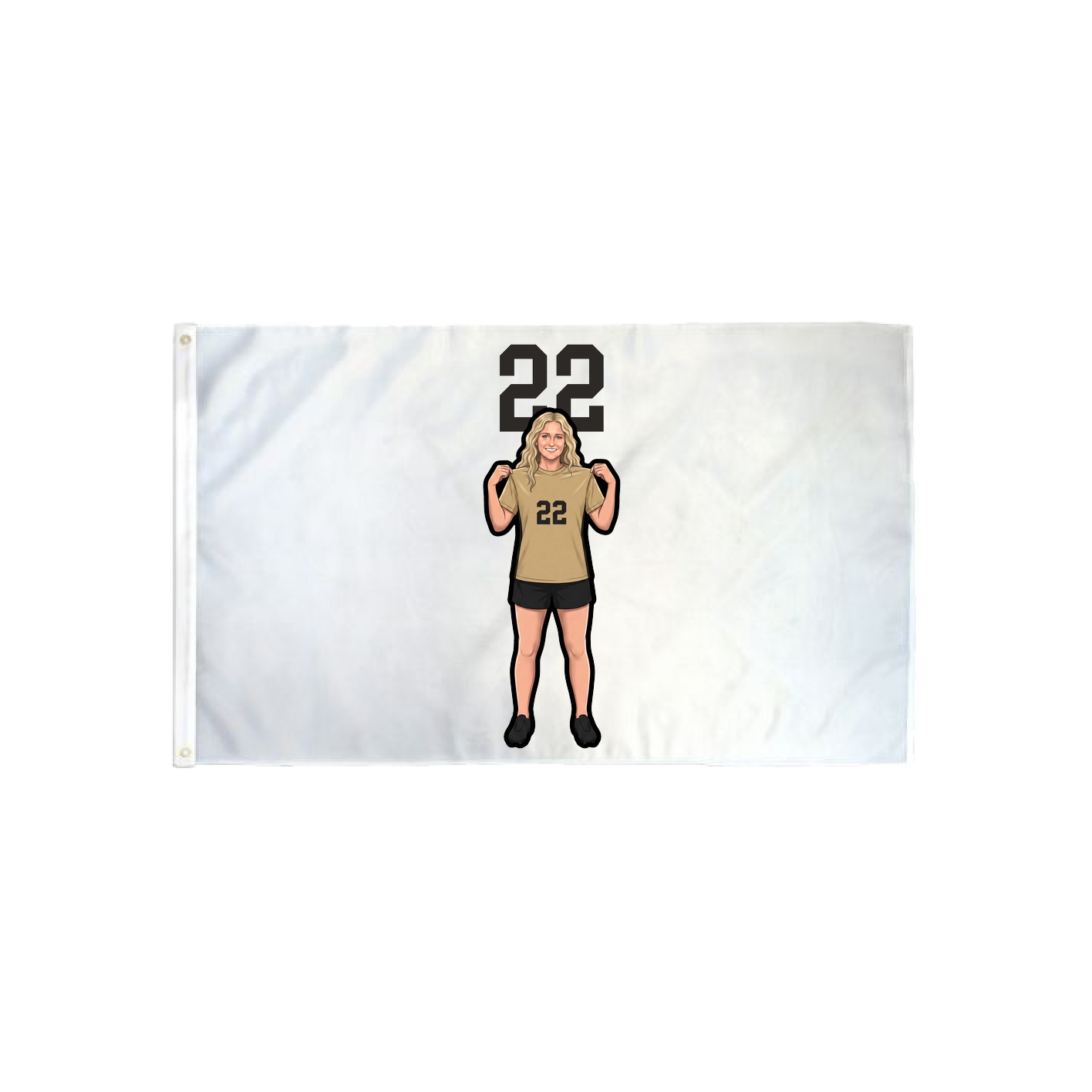 3x5 Flag — Number Top in Classic