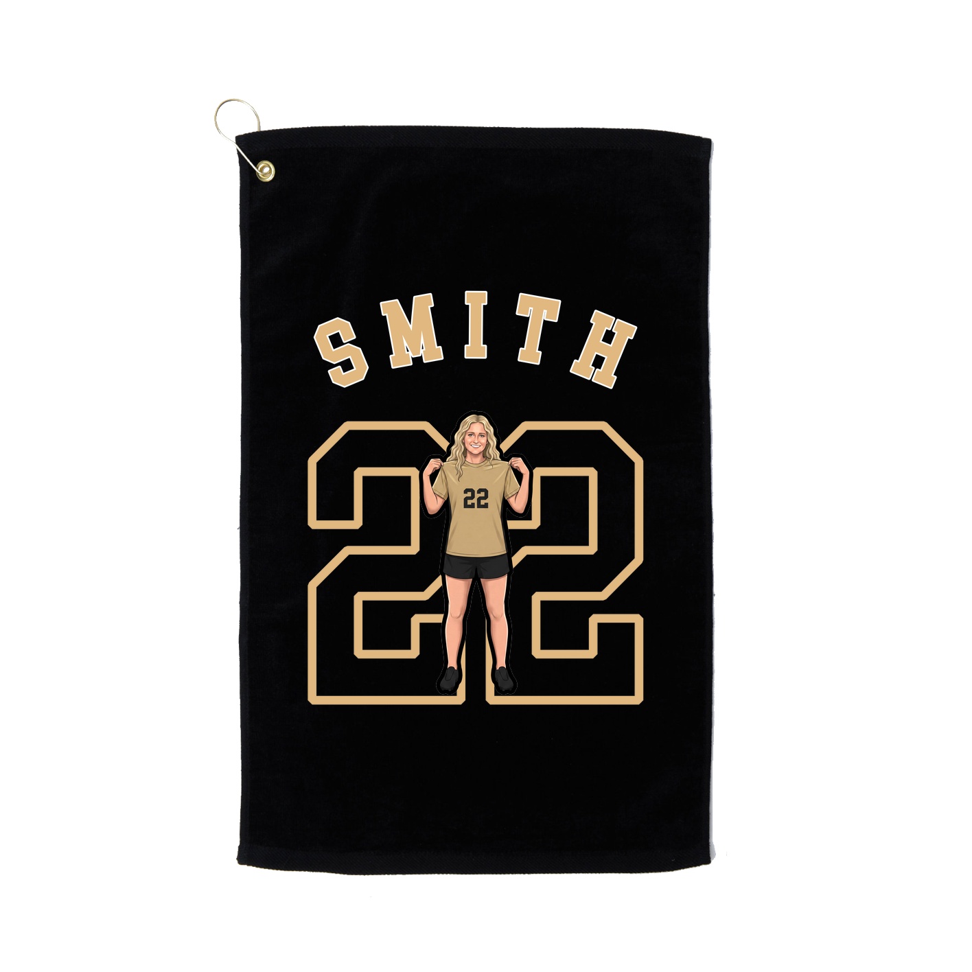 Terry Velour Golf Towel