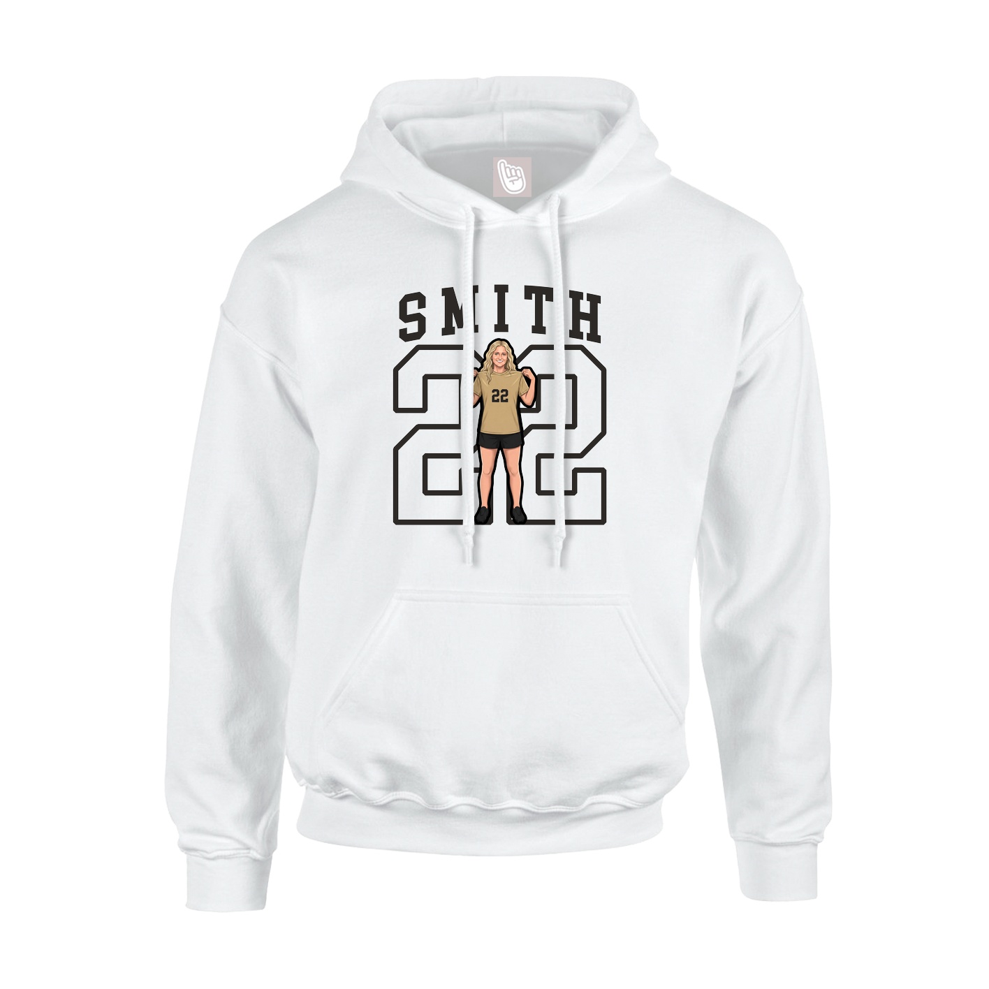 Youth Hoodie — Shirsey in White