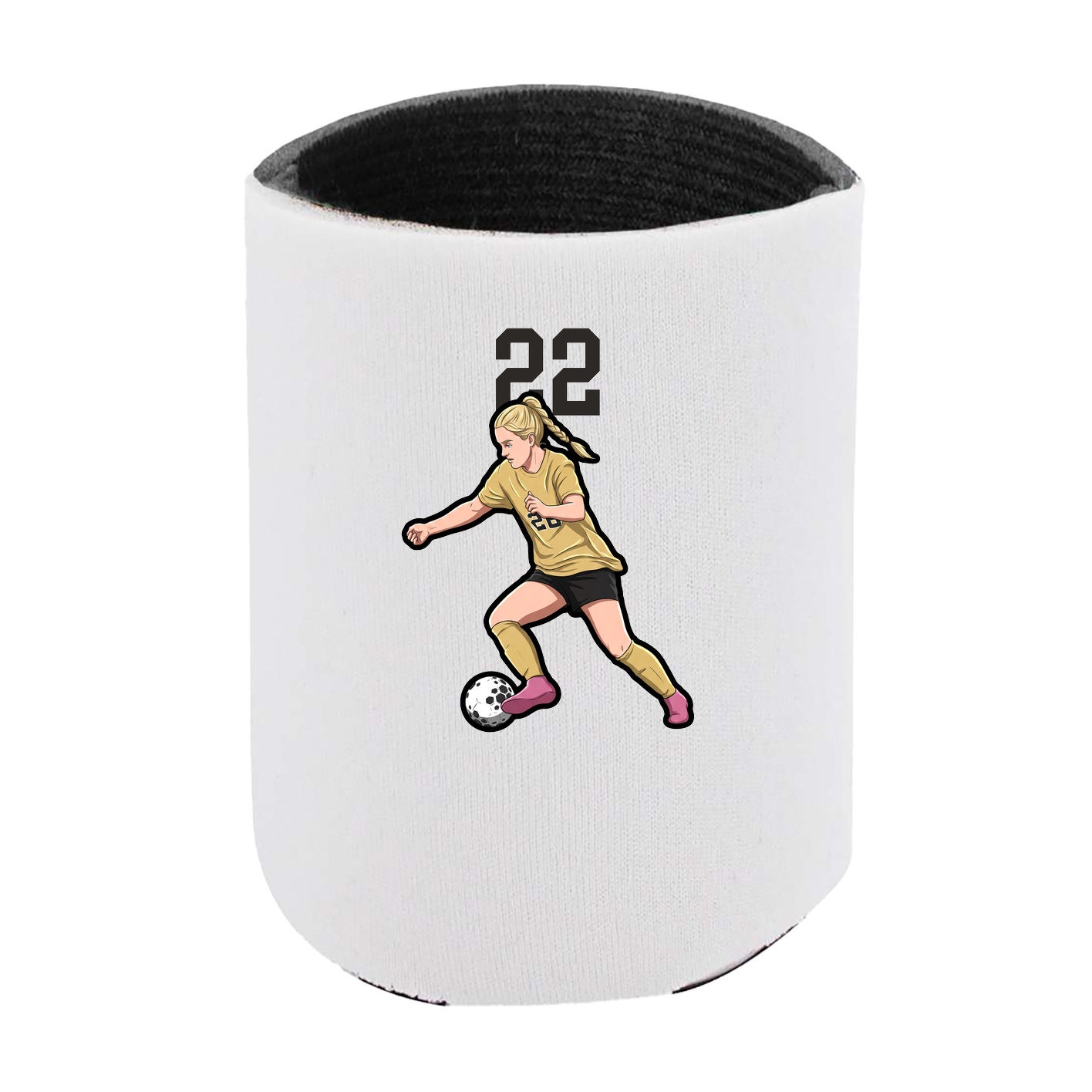 Can Holder — Number Top in White