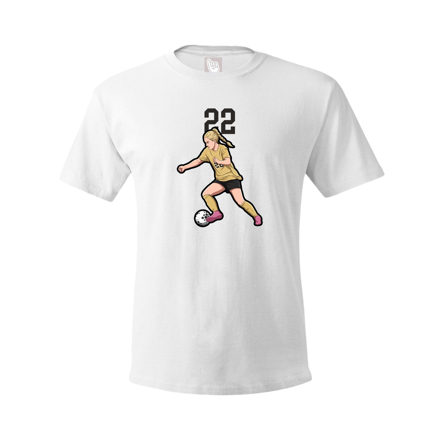 Tee — Number Top in White