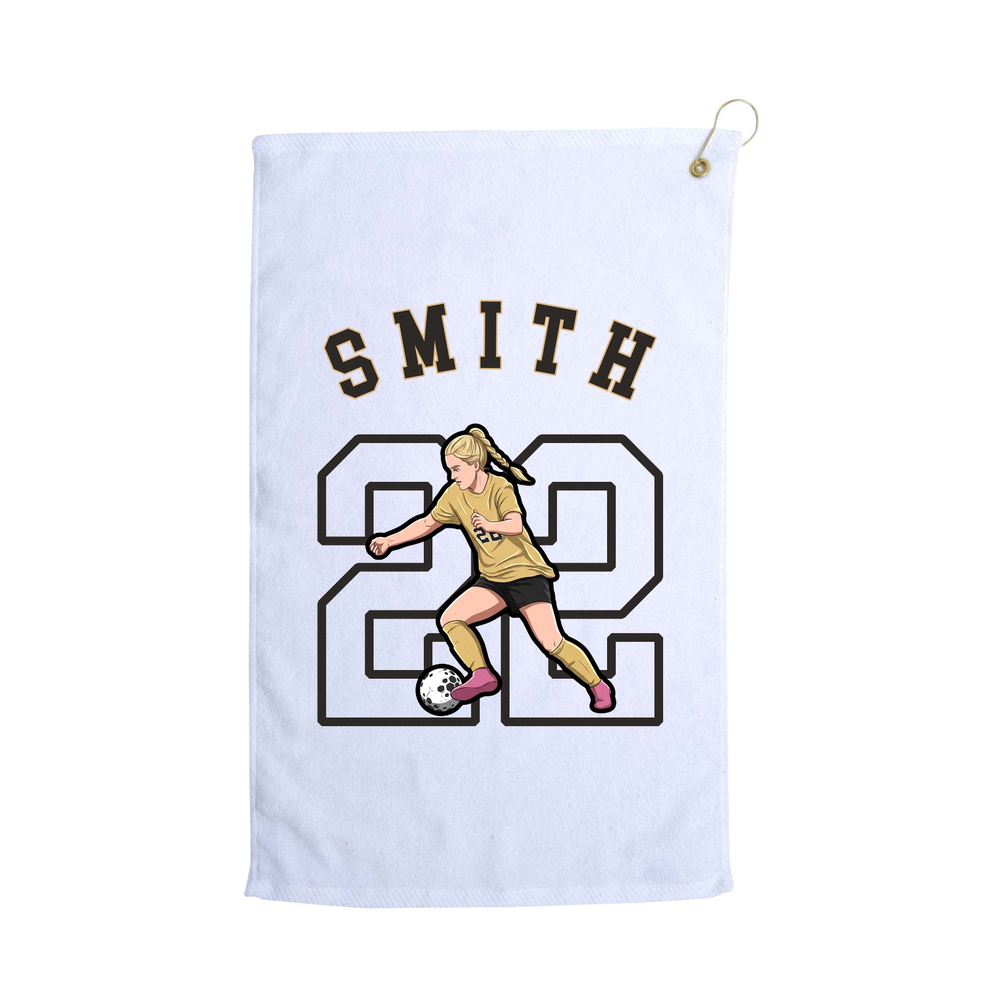 Golf Towel — Shirsey Arch in White