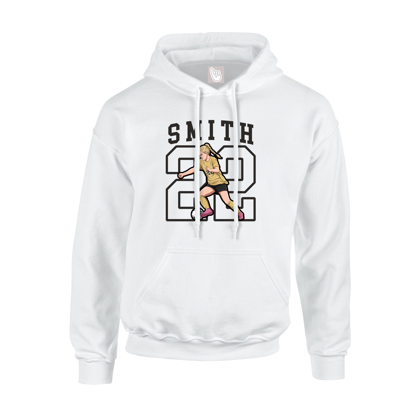 Youth Hoodie — Shirsey in White