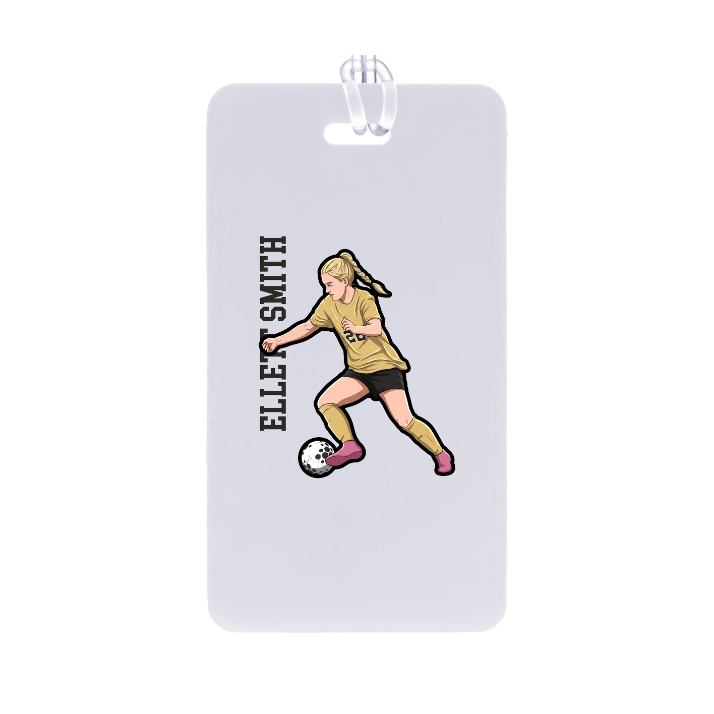 Bag Tag — Name Vertical in Classic