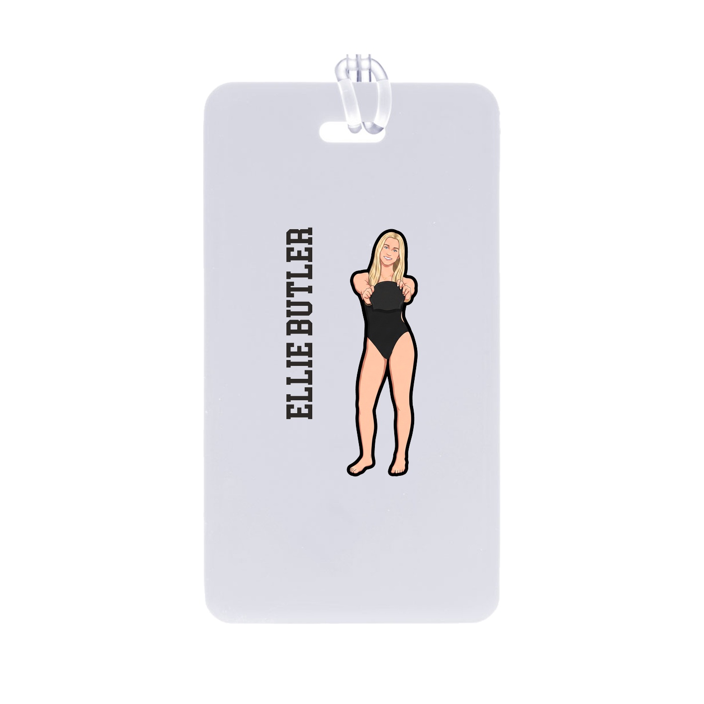 Bag Tag — Name Vertical in Classic
