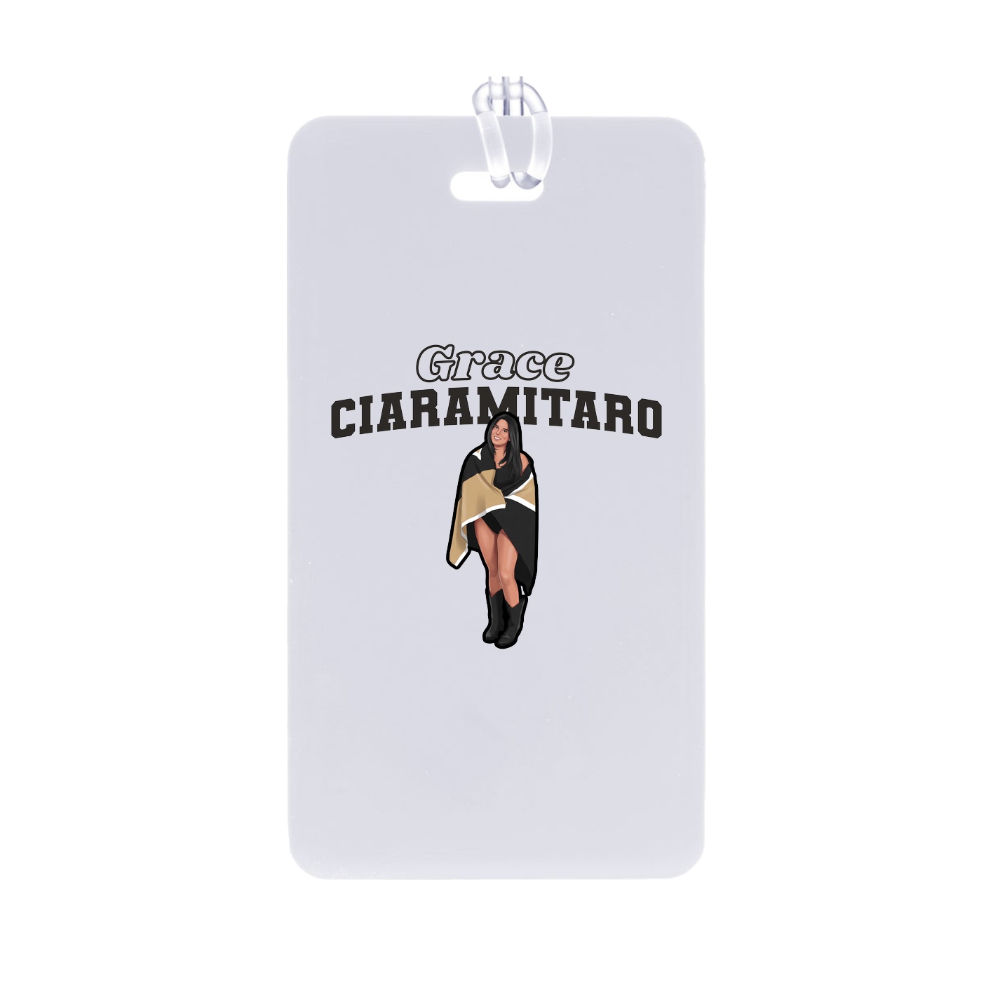 Bag Tag — Name Arch in Classic