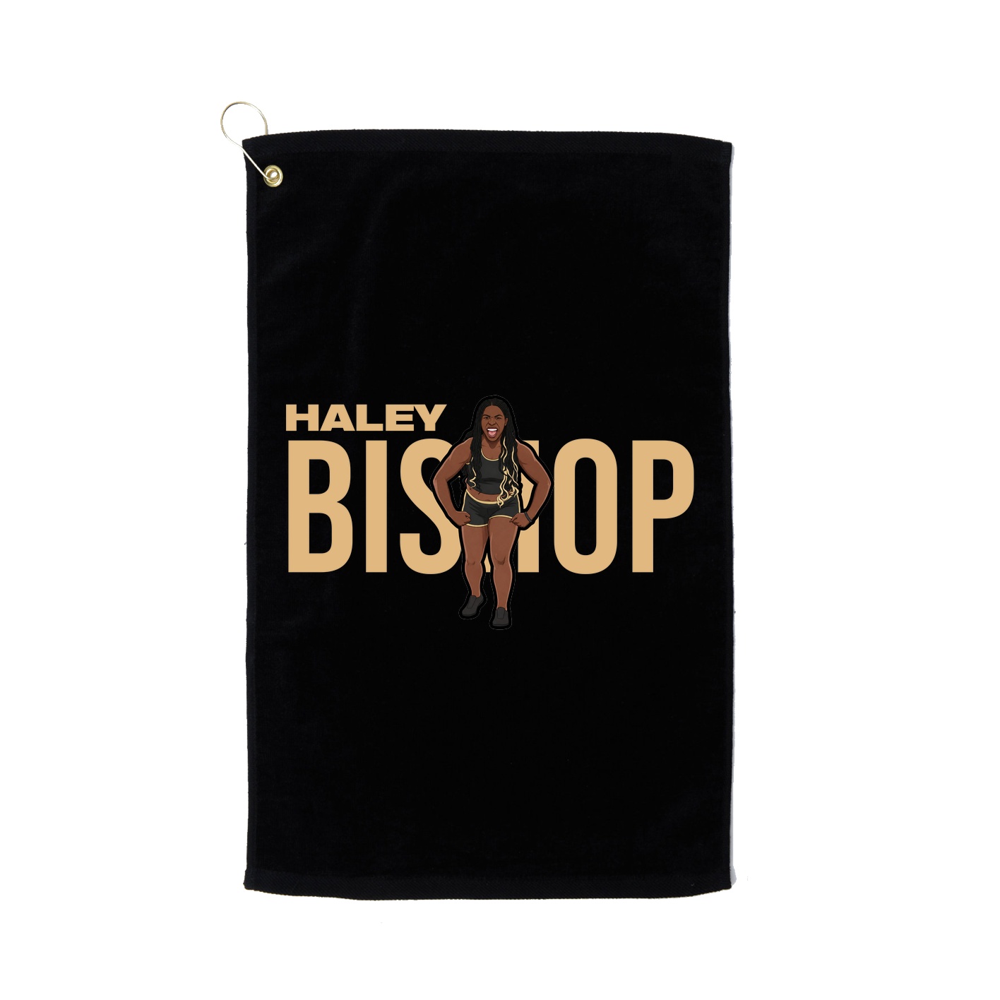 Golf Towel — Player Name in Black