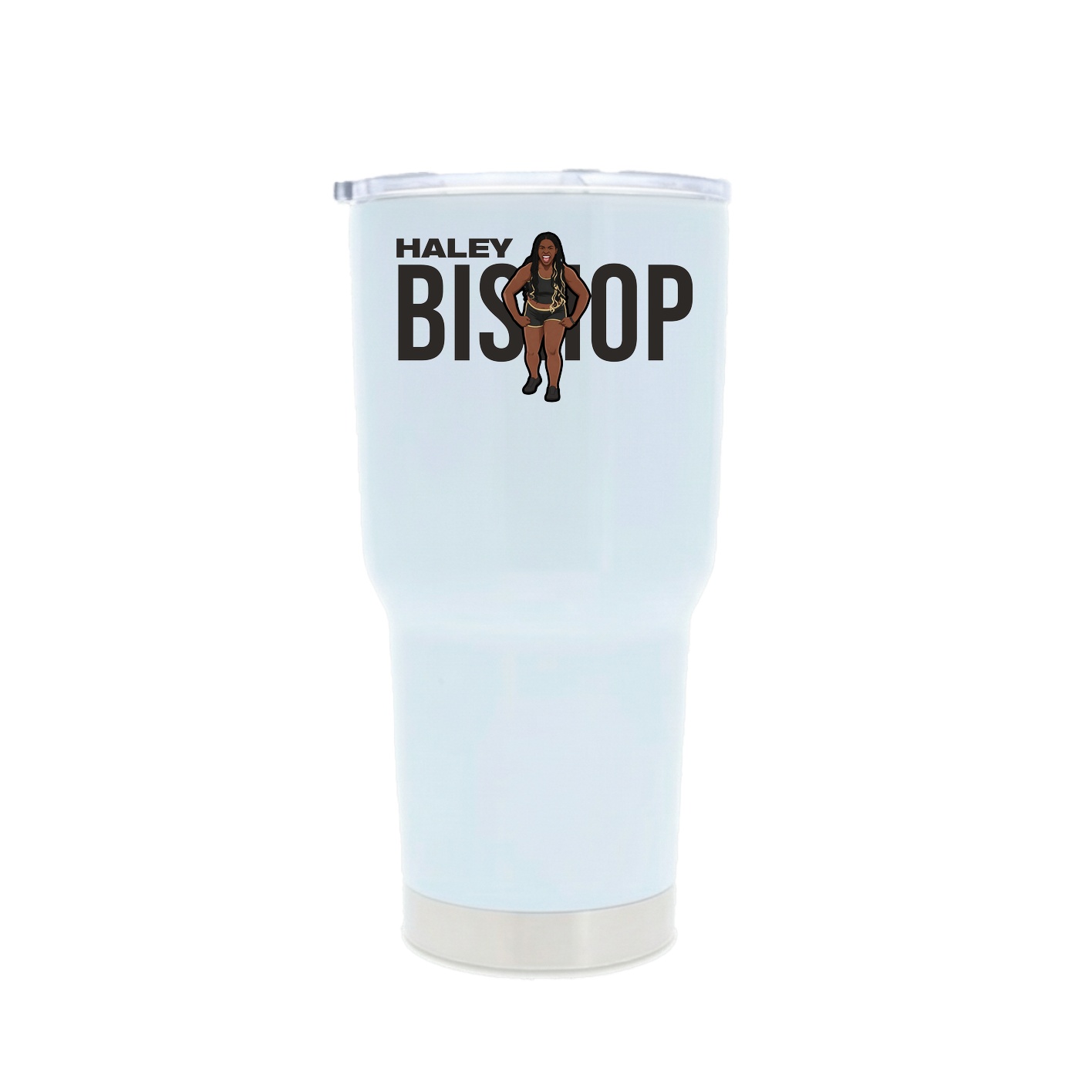 30oz Stainless Steel Tumbler — Player Name in White