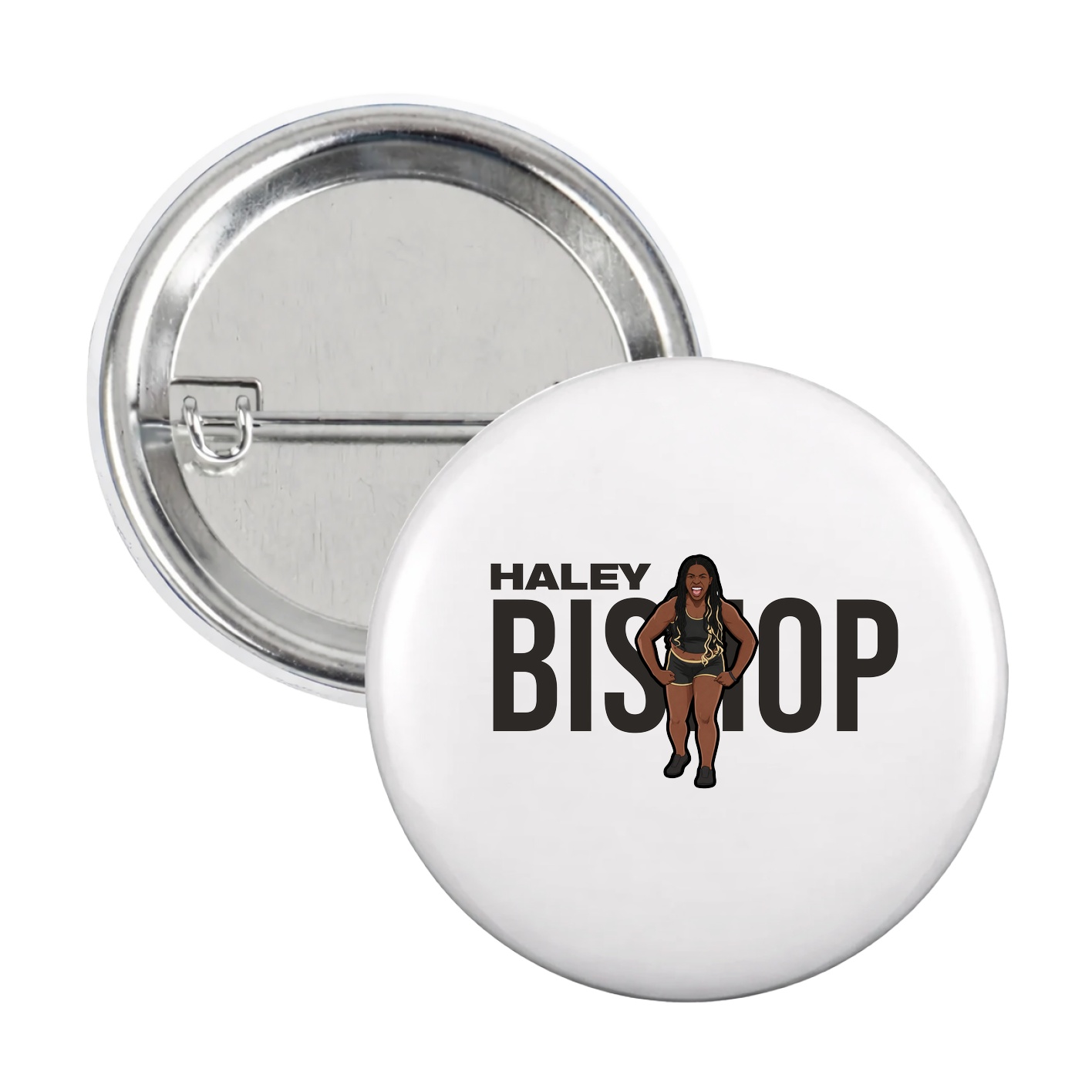 Game Day Button — Player Name in White