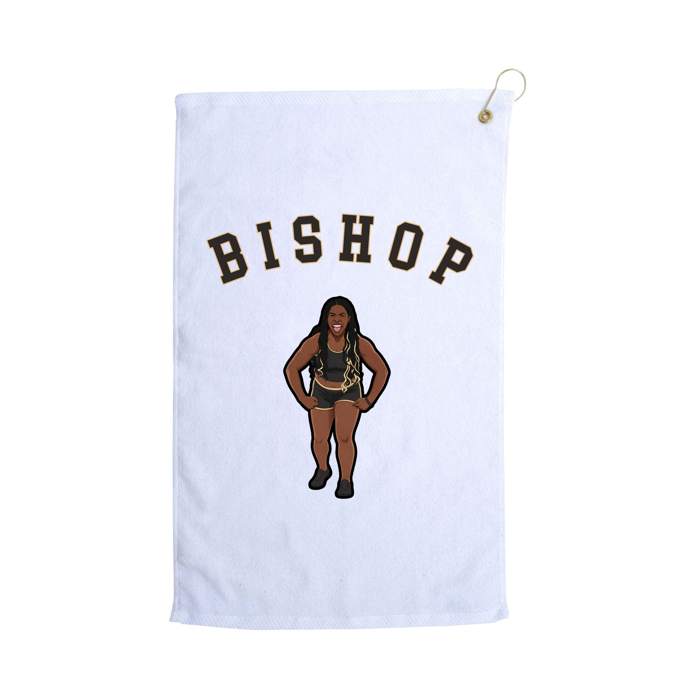 Golf Towel — Shirsey Arch in White