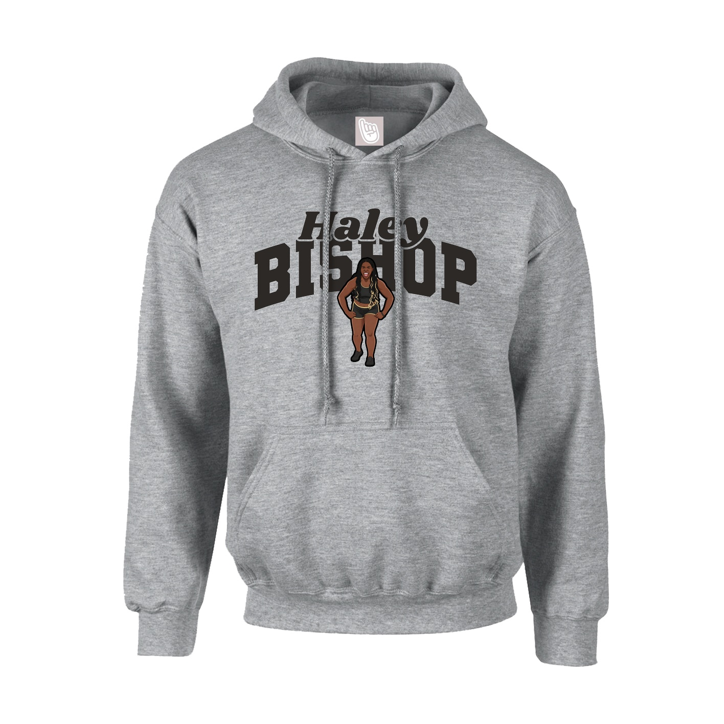 Hoodie — Signature Arch in Grey