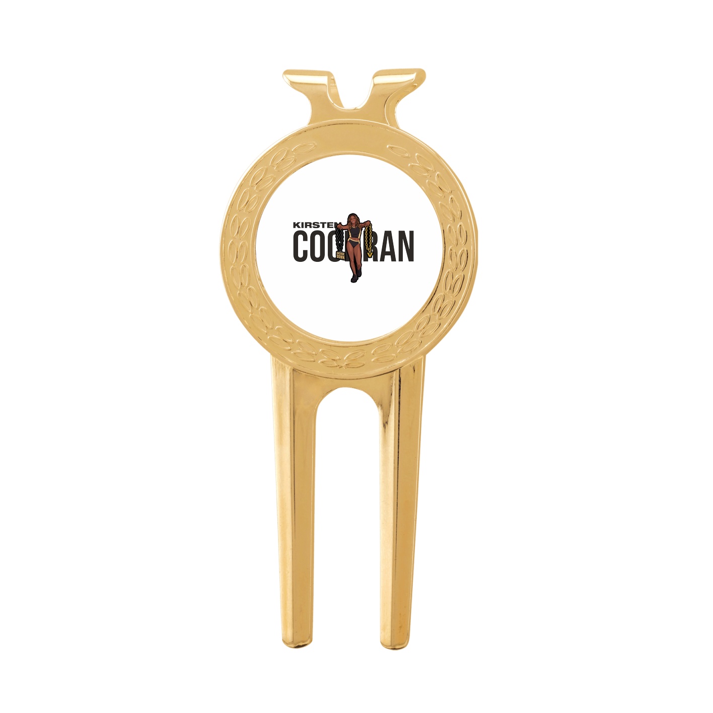 Divot Tool with Ball Marker — Player Name in Classic