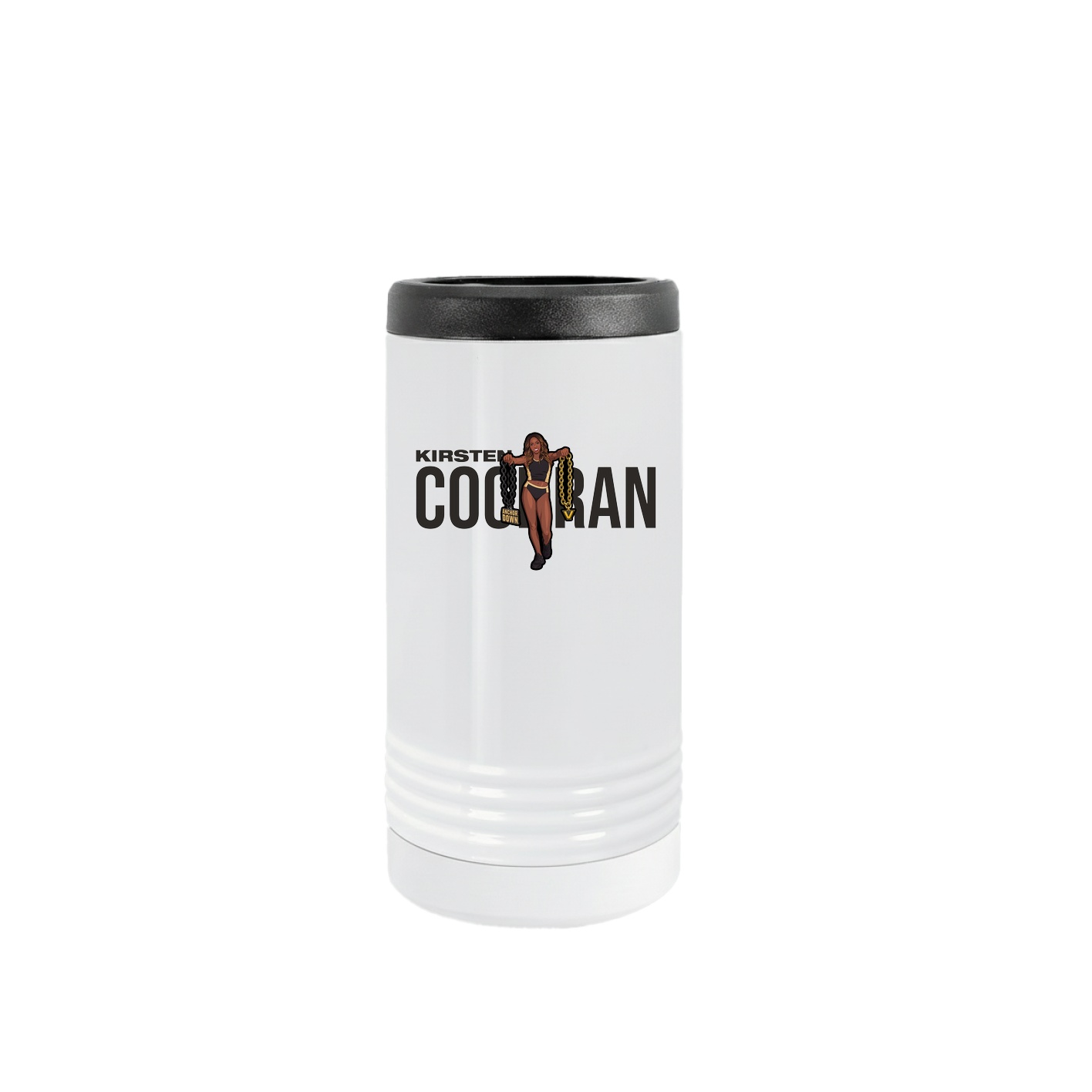 Slim Beverage Holder — Player Name in White