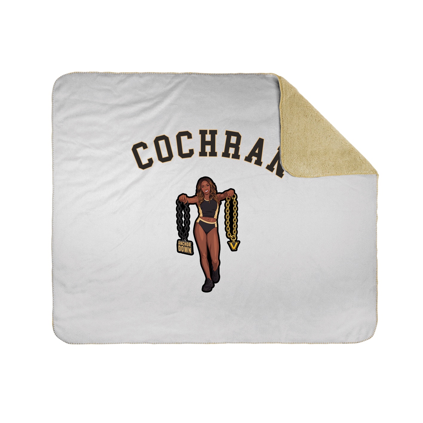 Throw Blanket — Shirsey Arch in White