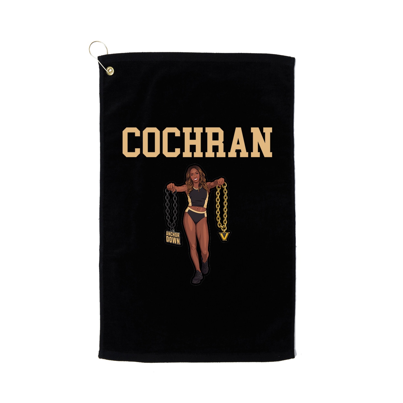 Golf Towel — Shirsey in Black