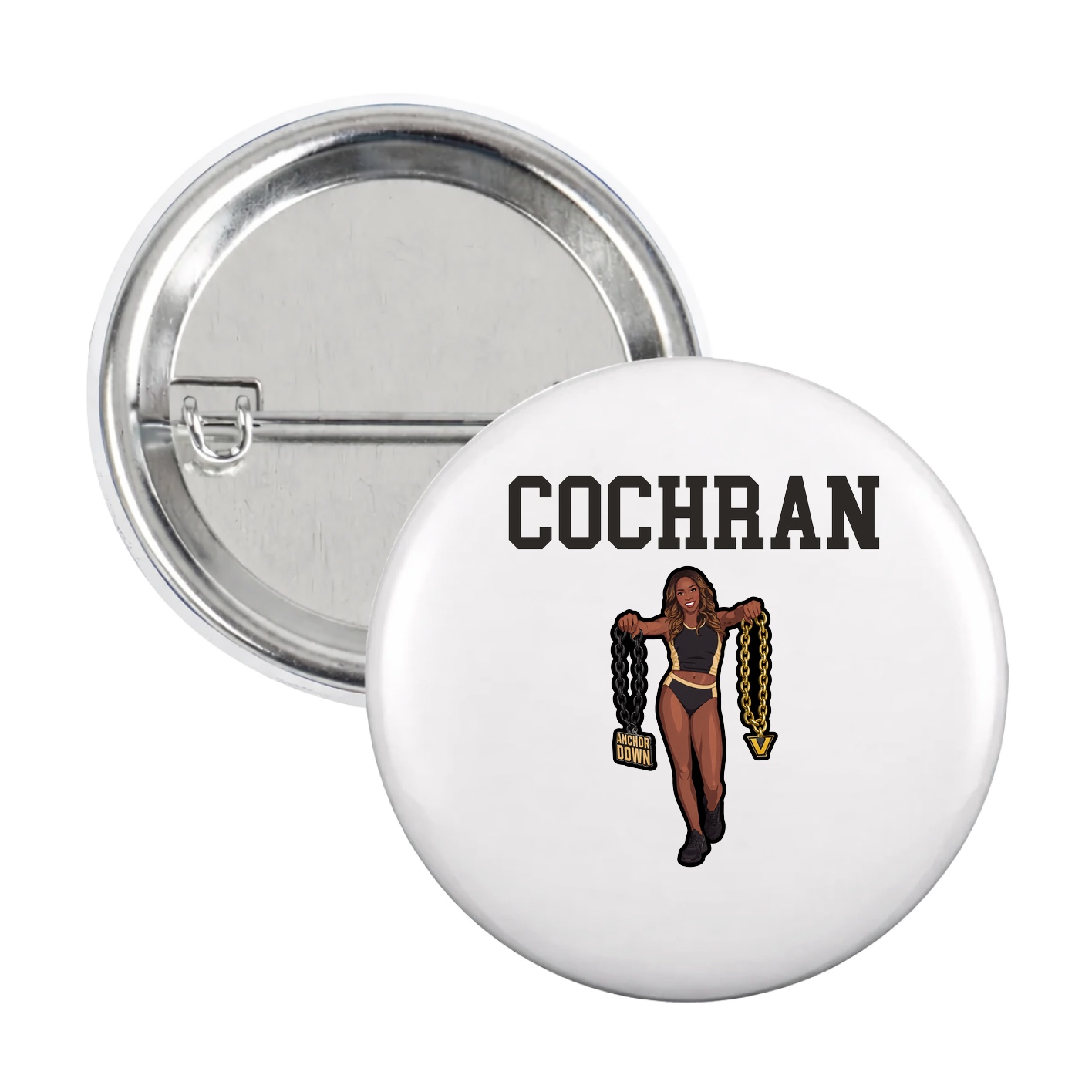 Game Day Button — Shirsey in White