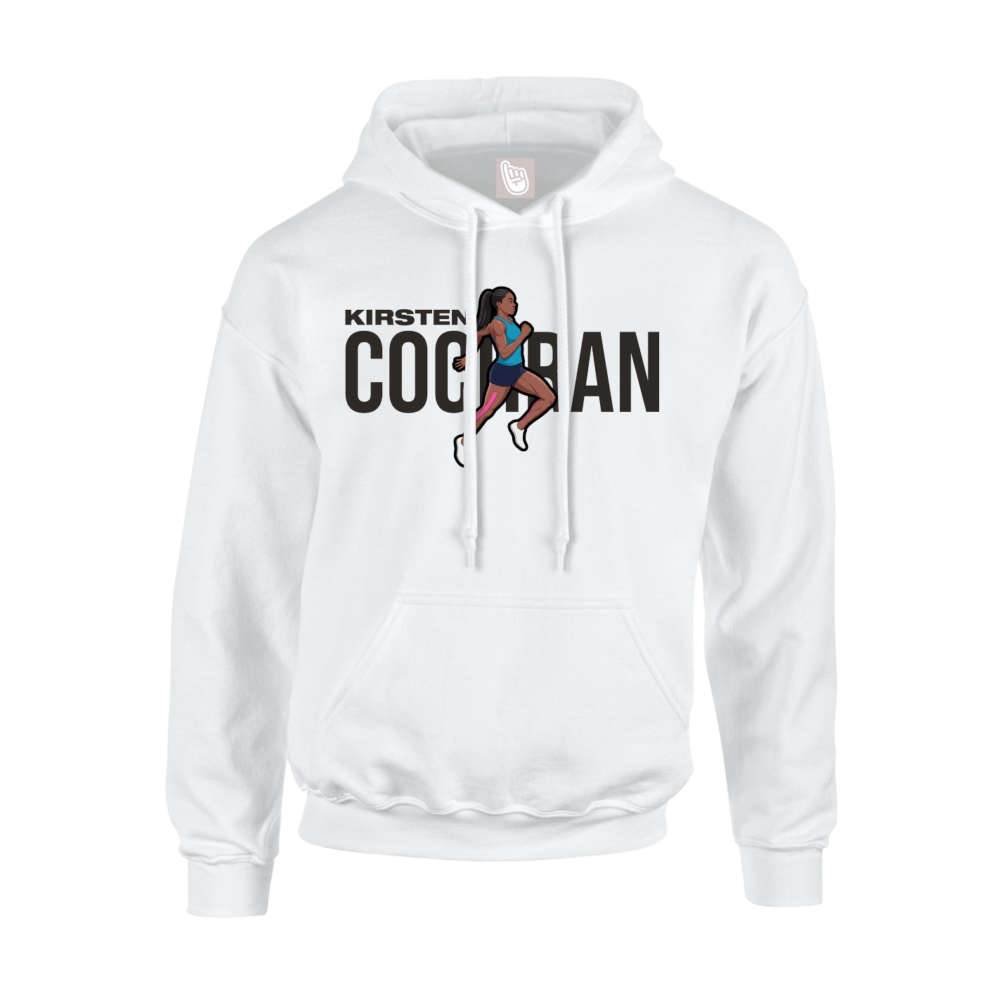 Youth Hoodie — Player Name in White