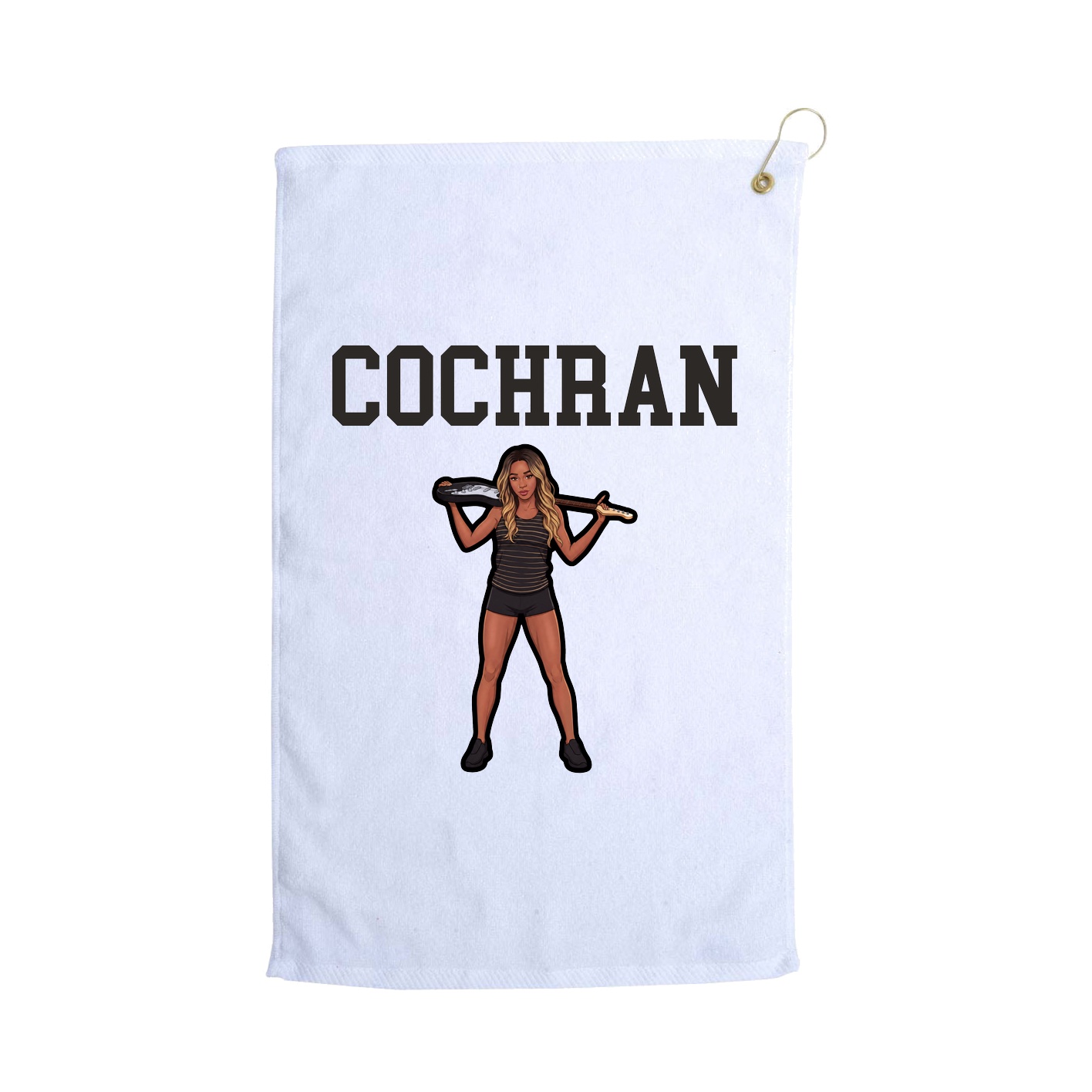 Golf Towel — Shirsey in White
