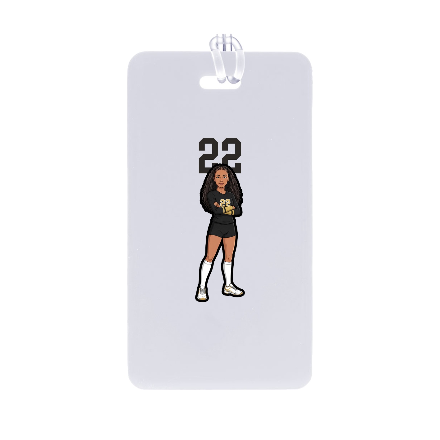 Bag Tag — Number Top in Classic