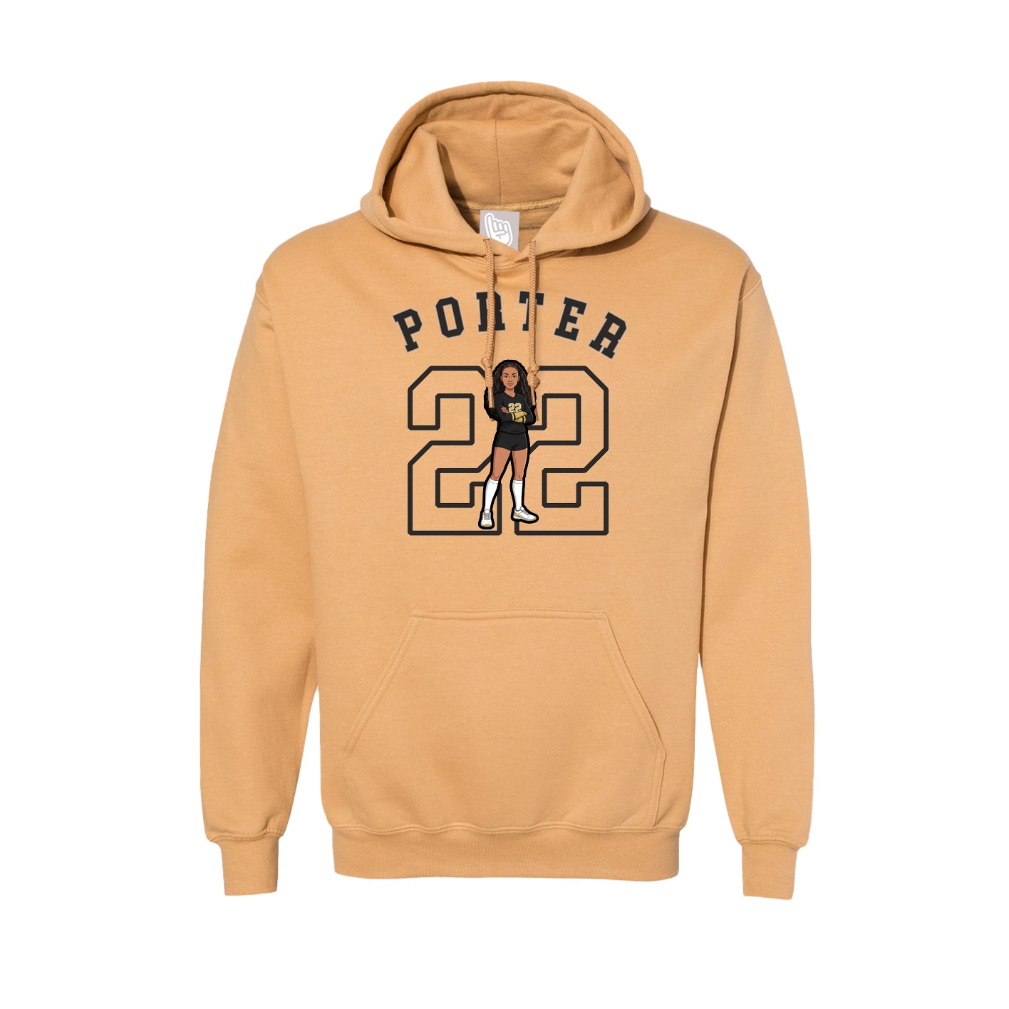 Hoodie — Shirsey Arch in Vegas Gold