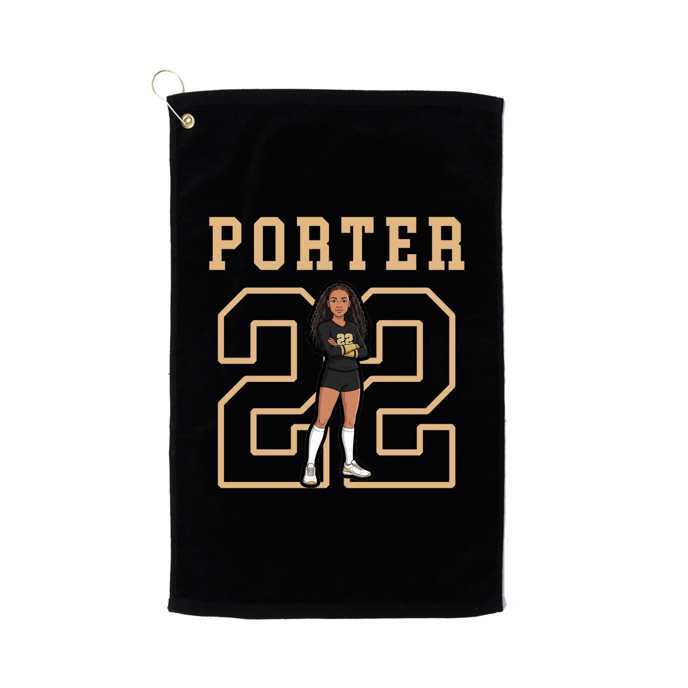 Golf Towel — Shirsey in Black