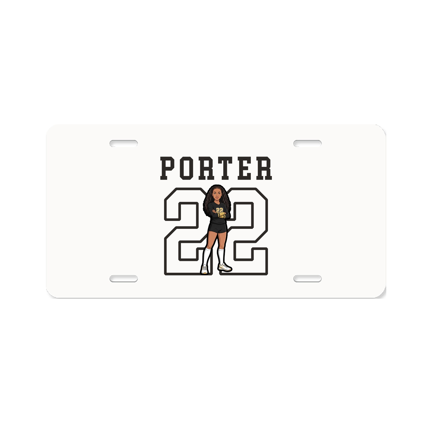 License Plate — Shirsey in Classic