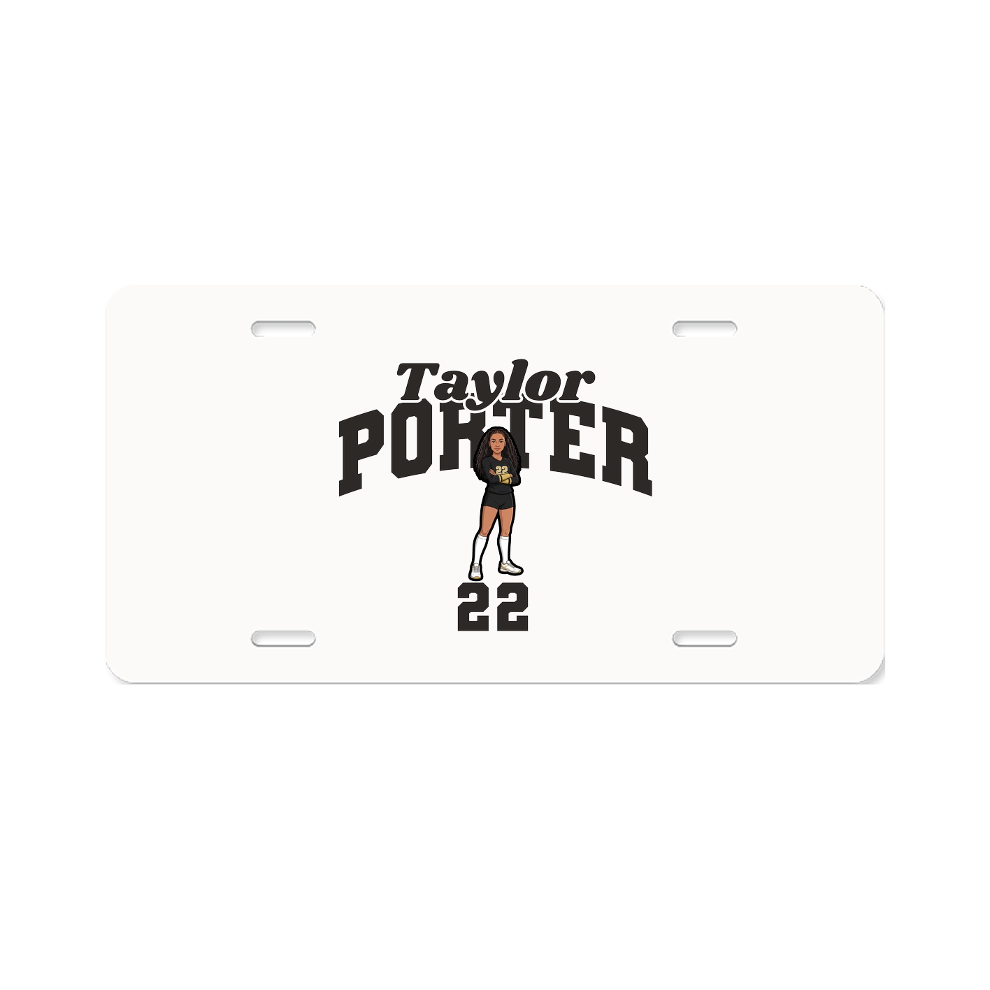 License Plate — Signature Arch in Classic