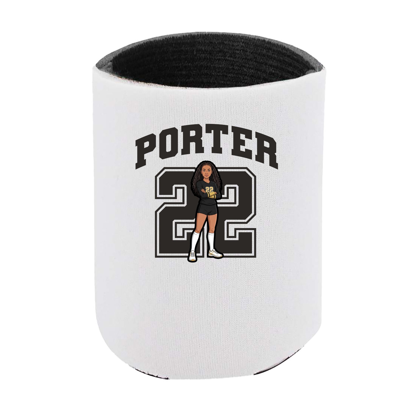 Can Holder — Number in White