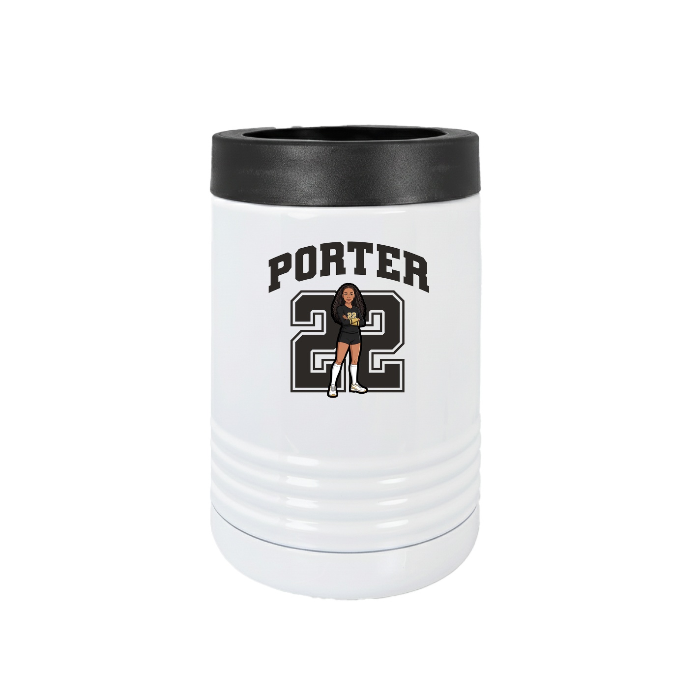 Beverage Holder — Number in White