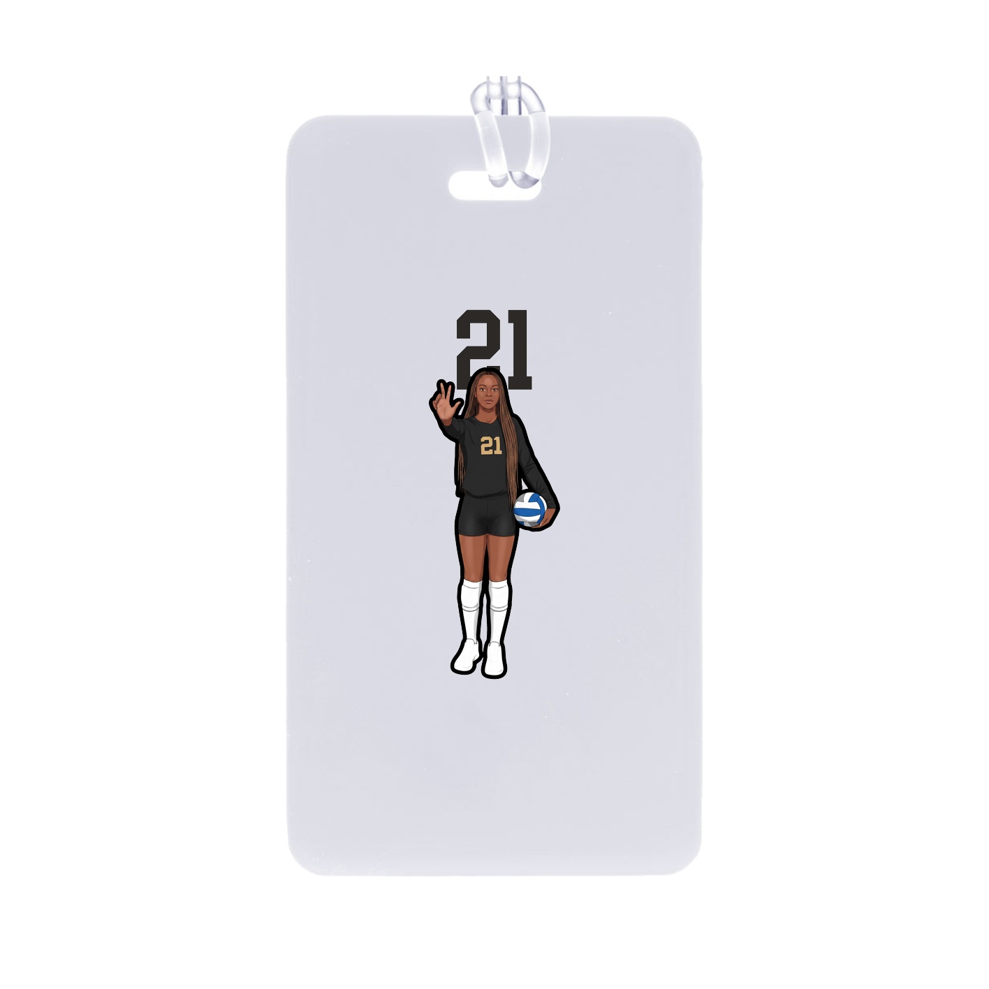 Bag Tag — Number Top in Classic