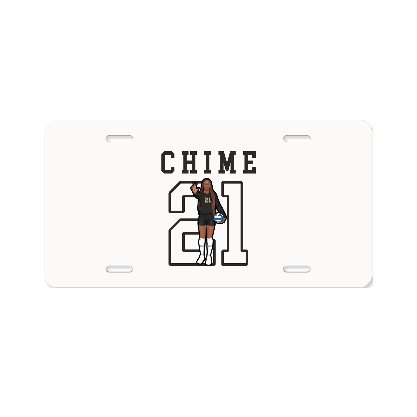 License Plate — Shirsey in Classic