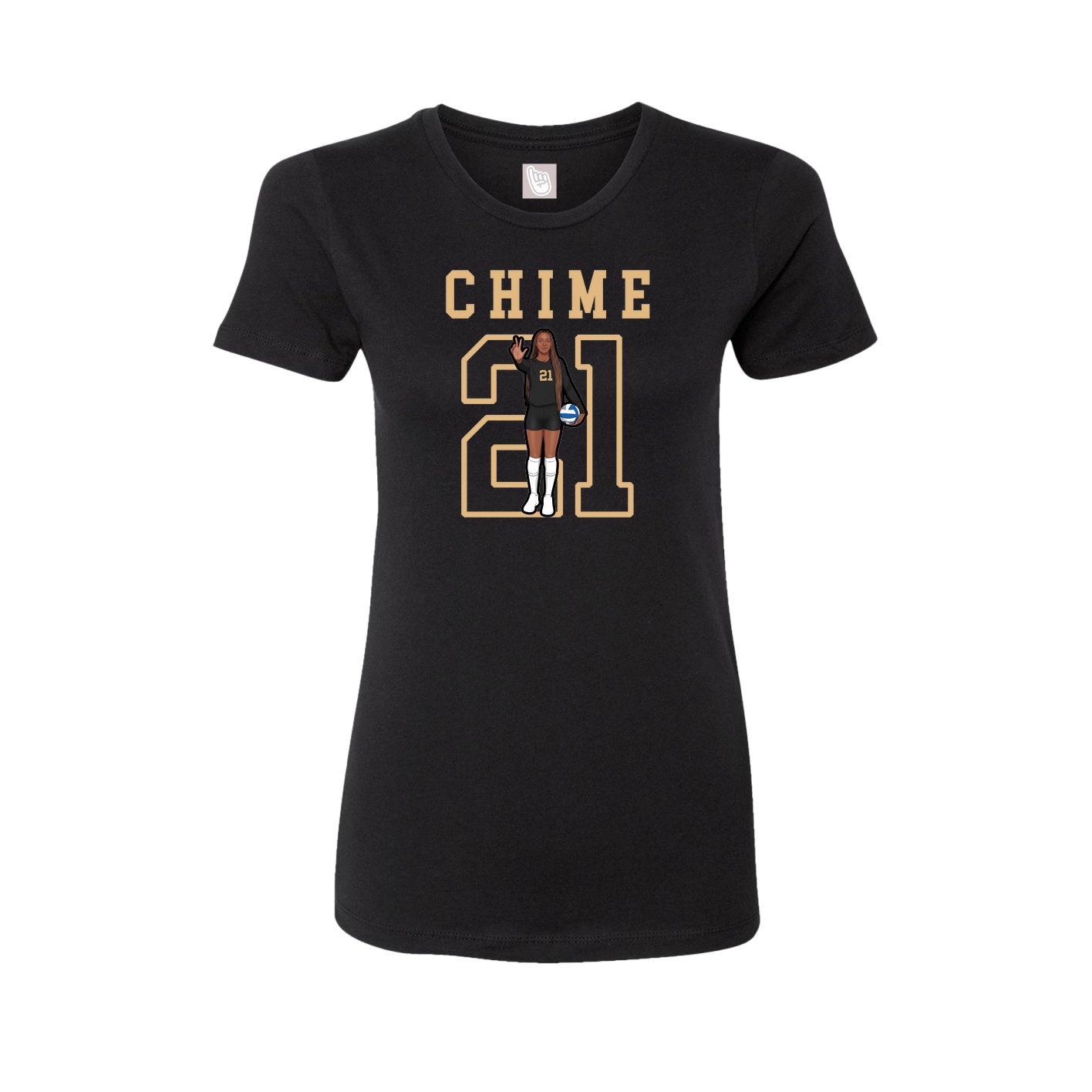 Fitted Women's Tee — Shirsey in Black