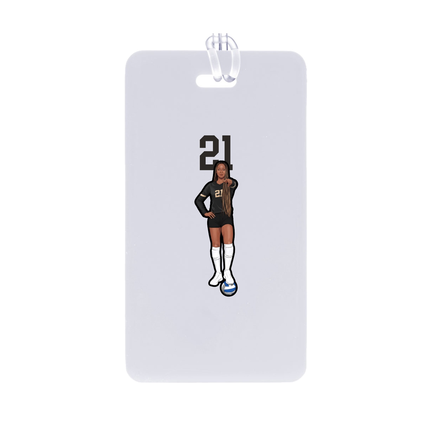 Bag Tag — Number Top in Classic