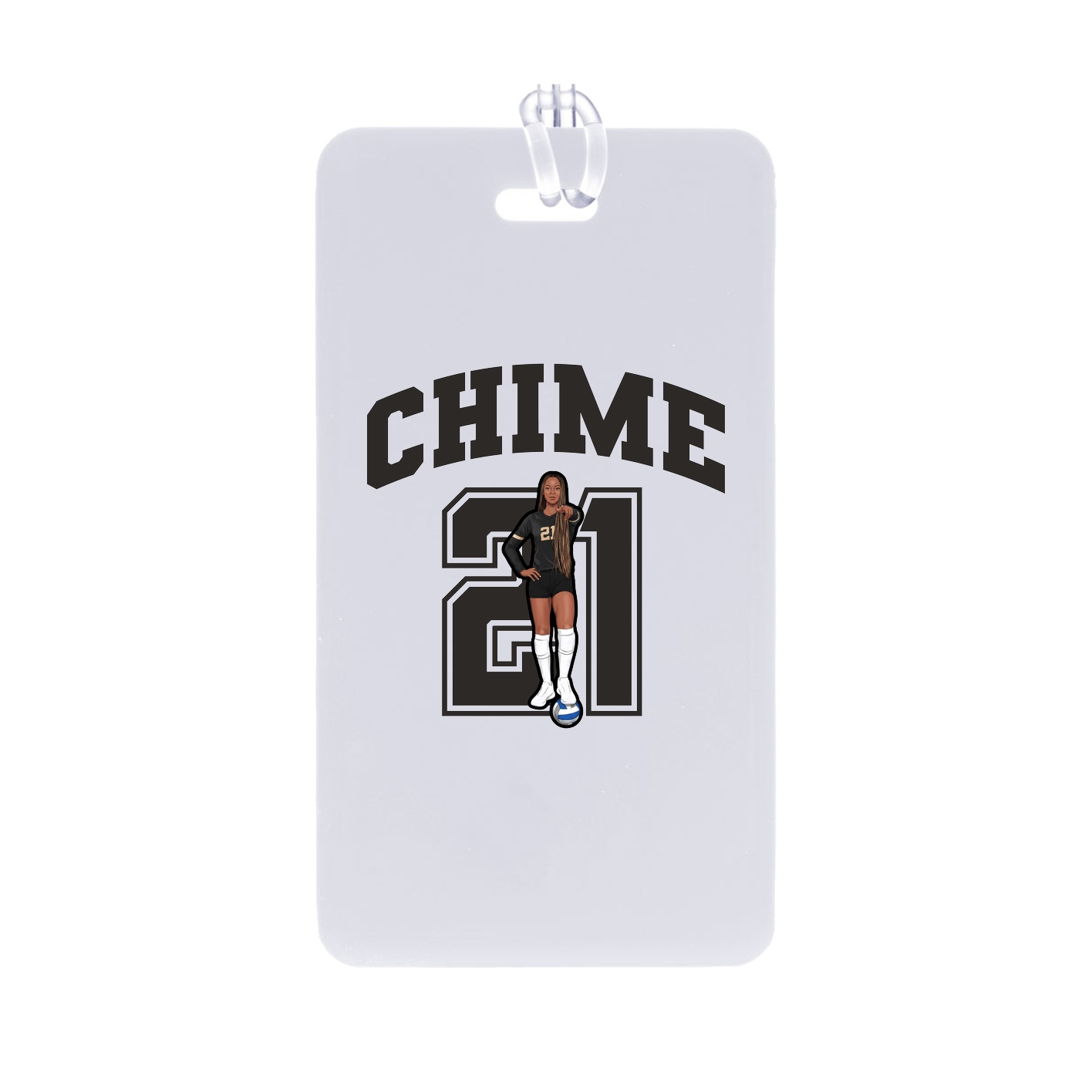 Bag Tag — Number in Classic