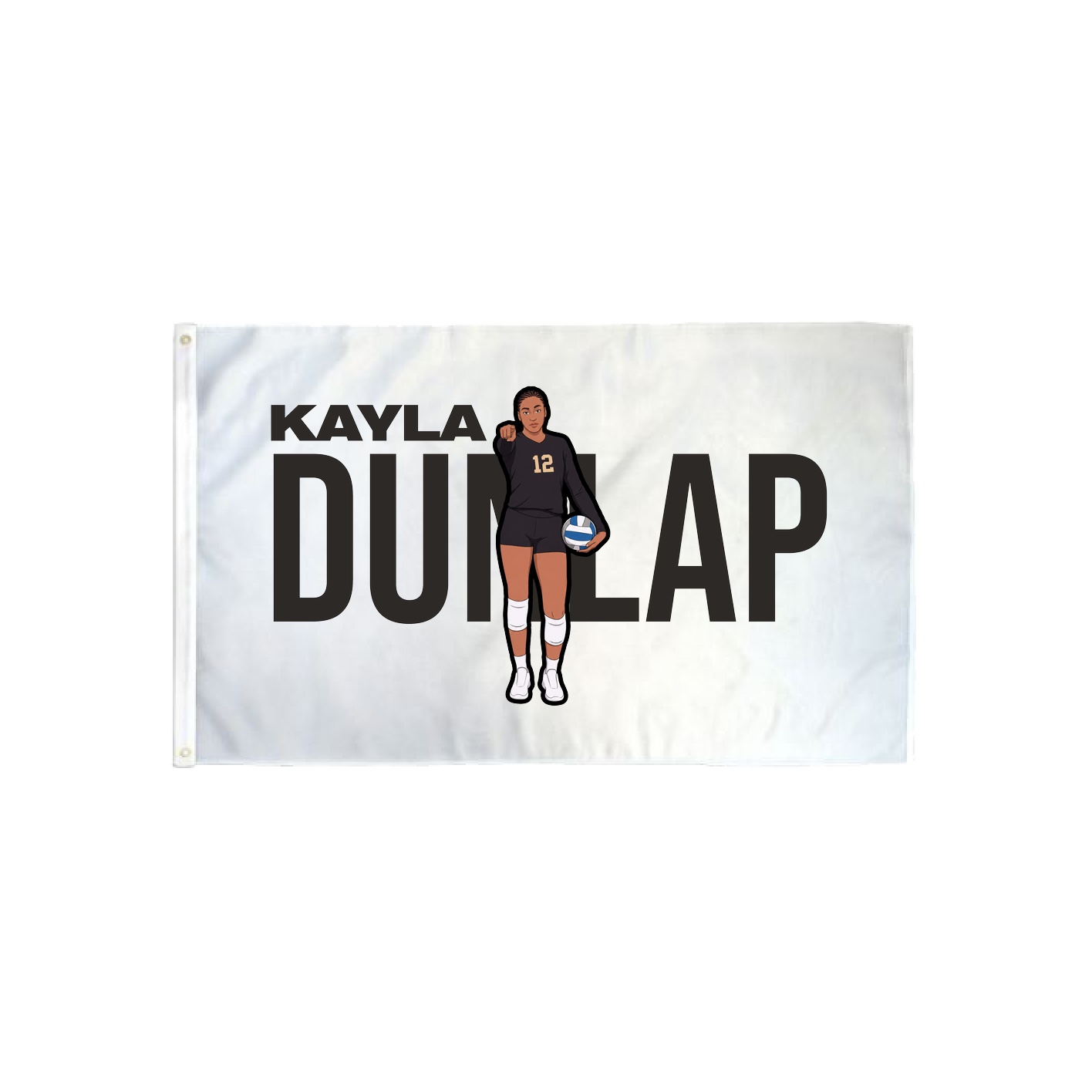 3x5 Flag — Player Name in Classic