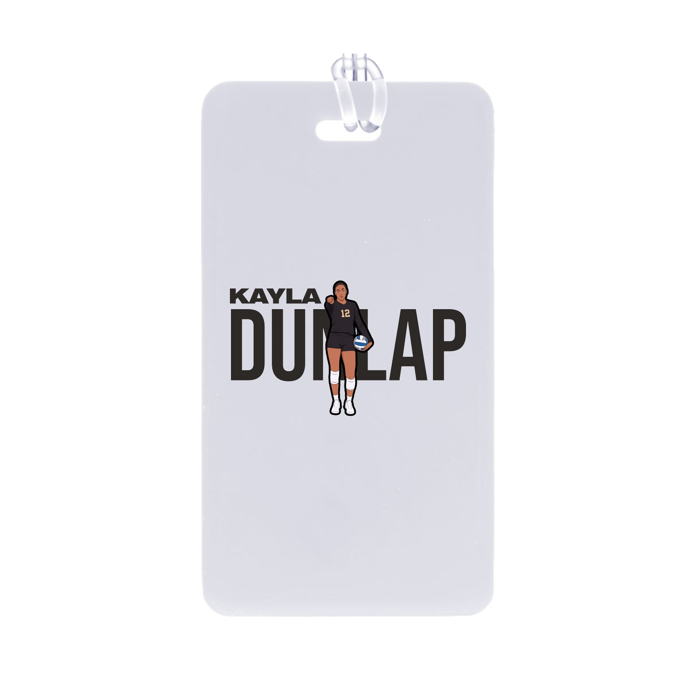 Bag Tag — Player Name in Classic