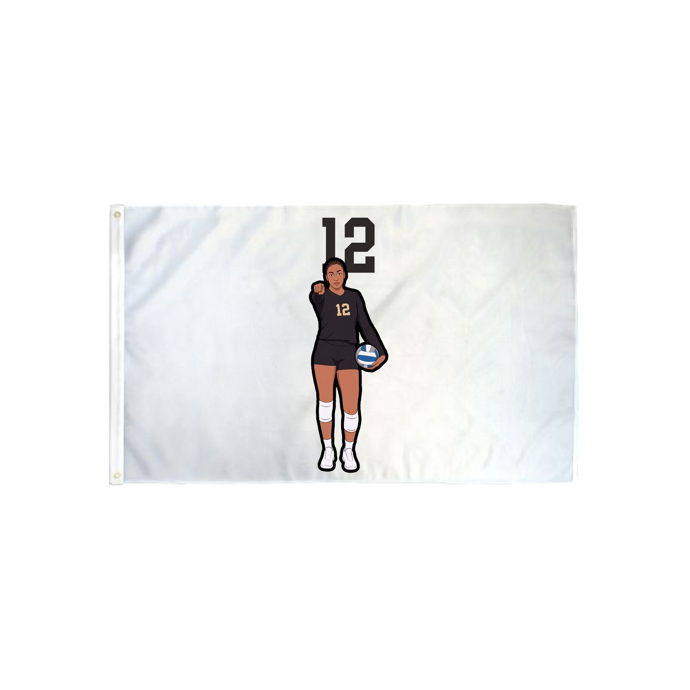 3x5 Flag — Number Top in Classic