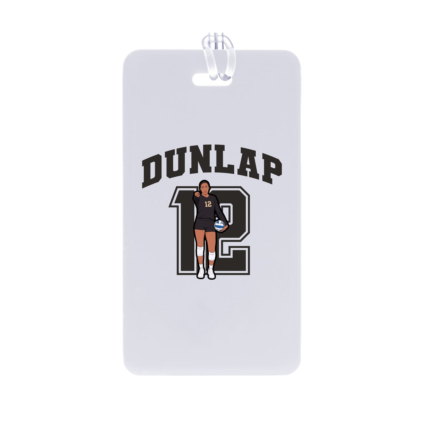 Bag Tag — Number in Classic