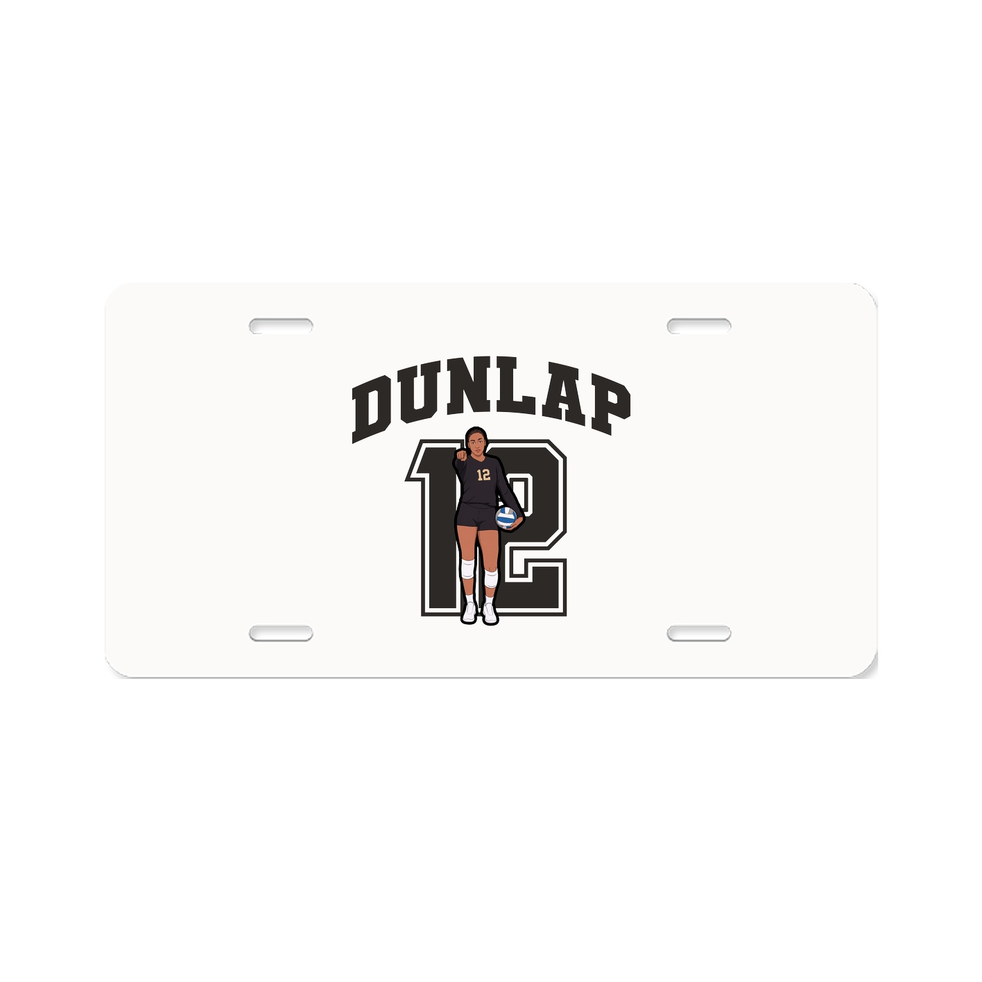 License Plate — Number in Classic
