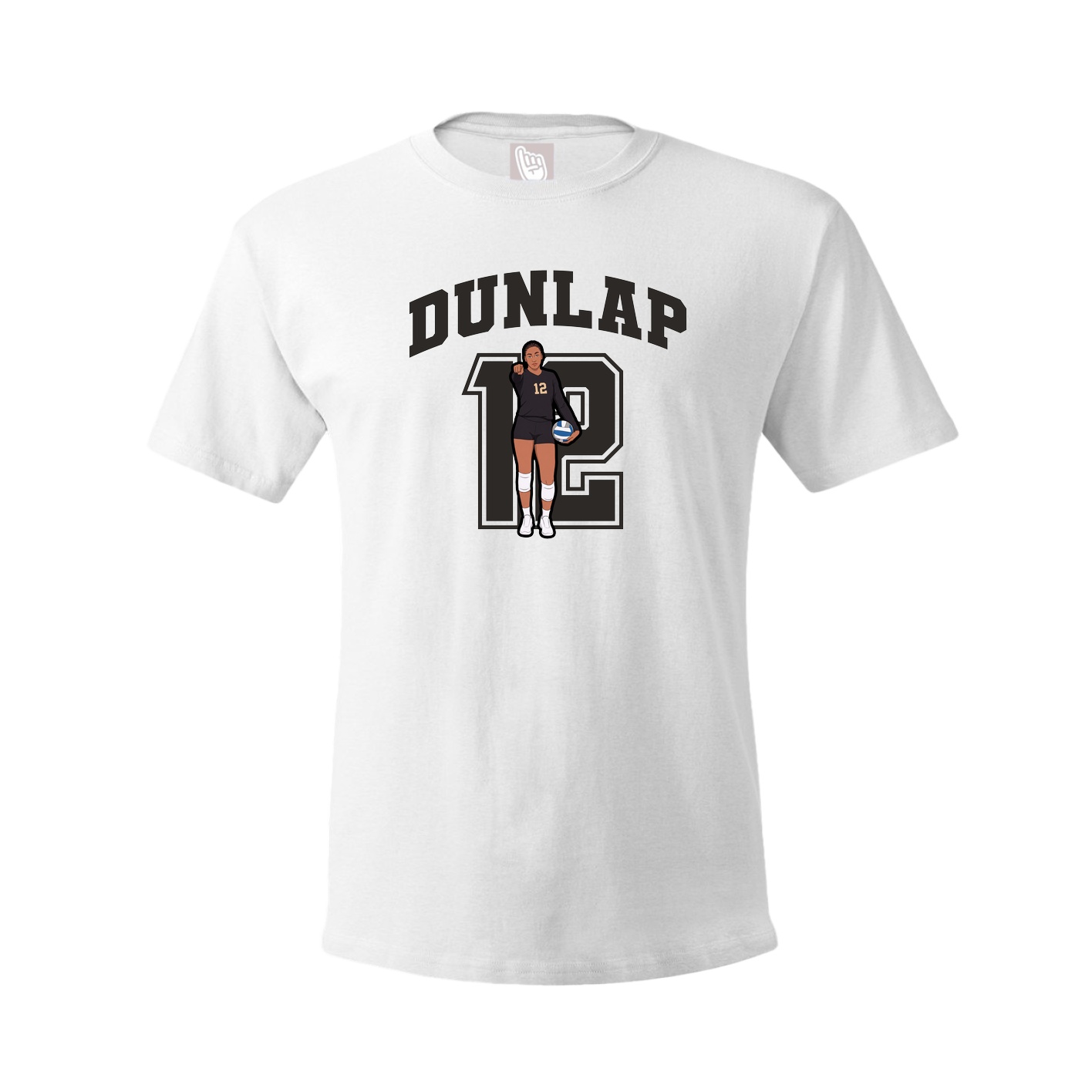 Tee — Number in White