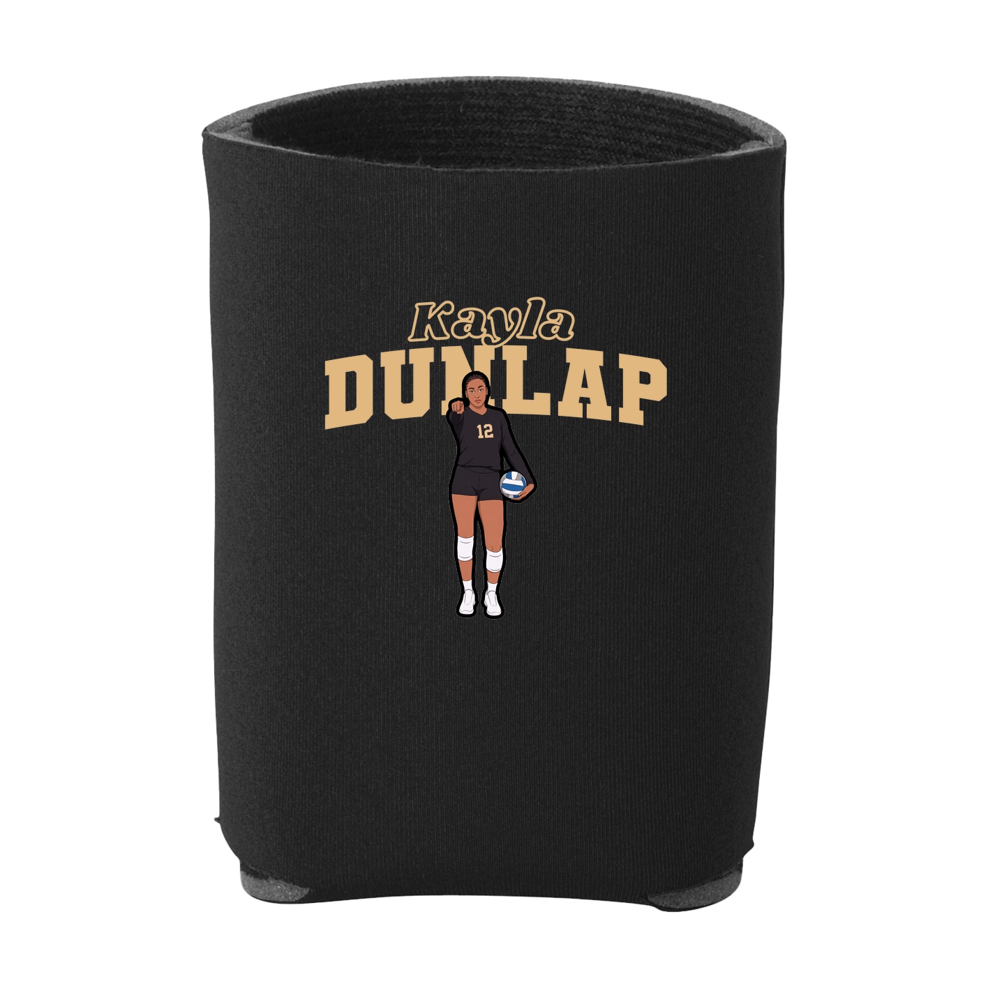 Can Holder — Name Arch in Black