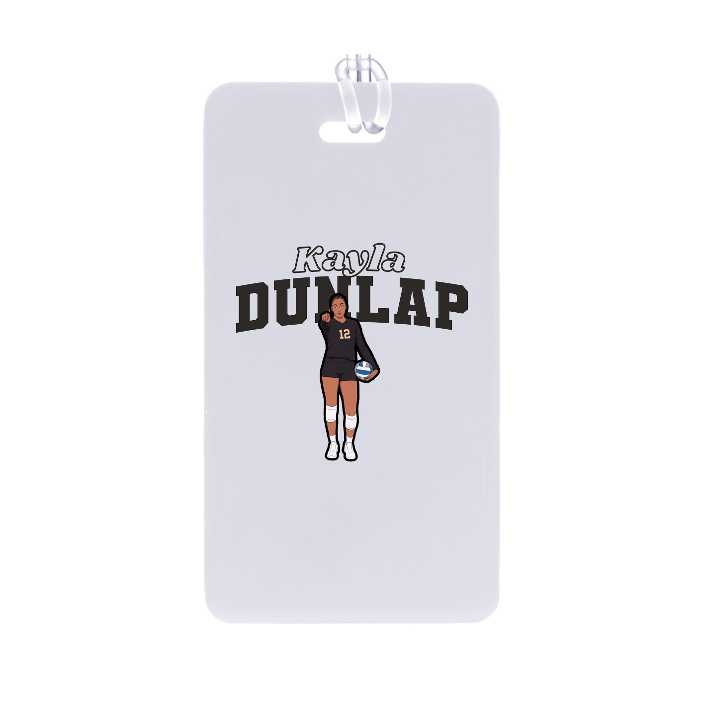 Bag Tag — Name Arch in Classic