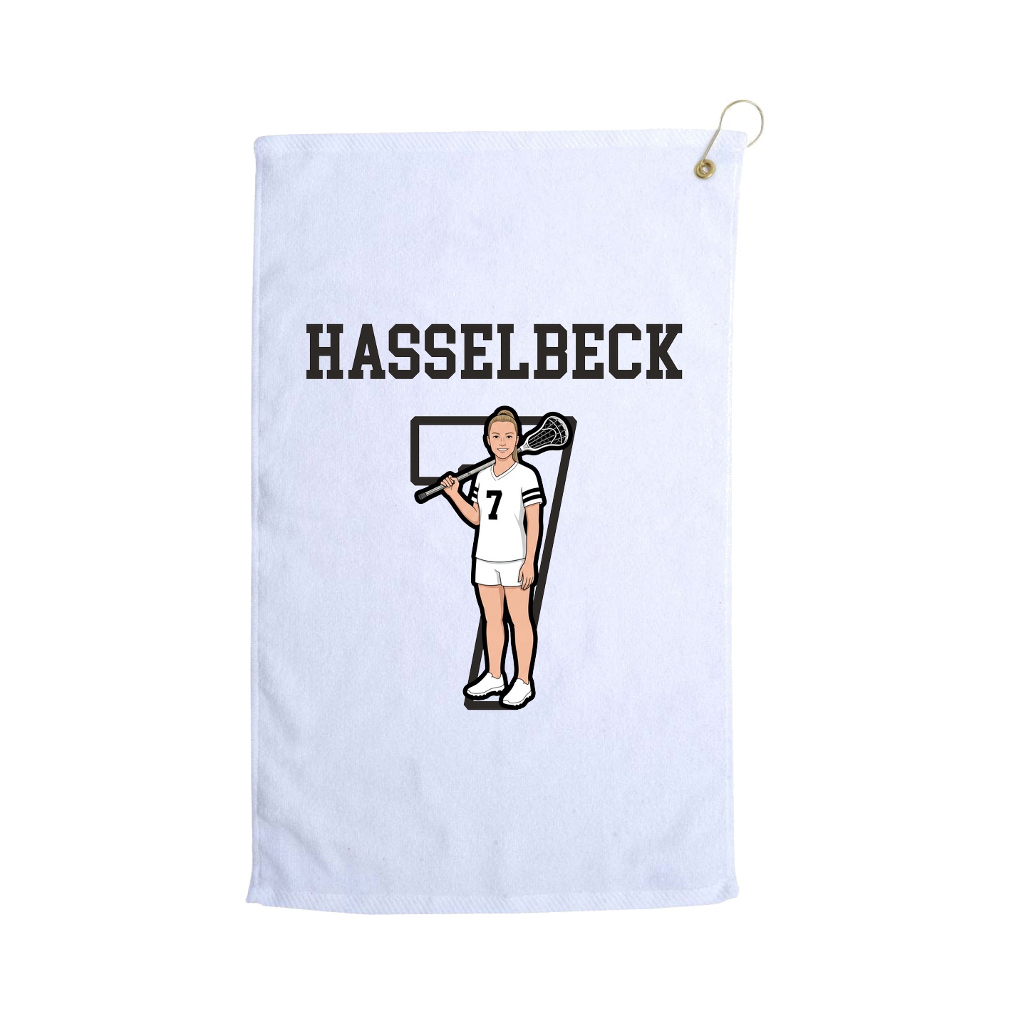 Golf Towel — Shirsey in White