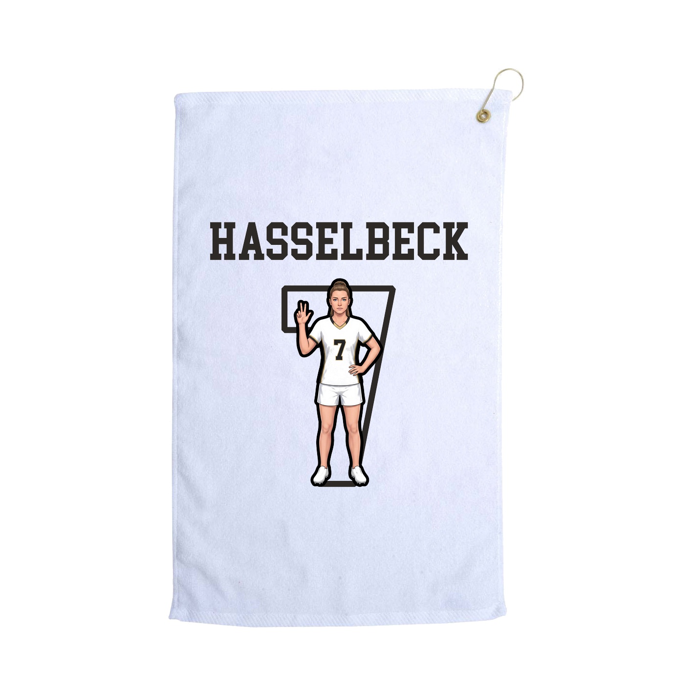 Golf Towel — Shirsey in White