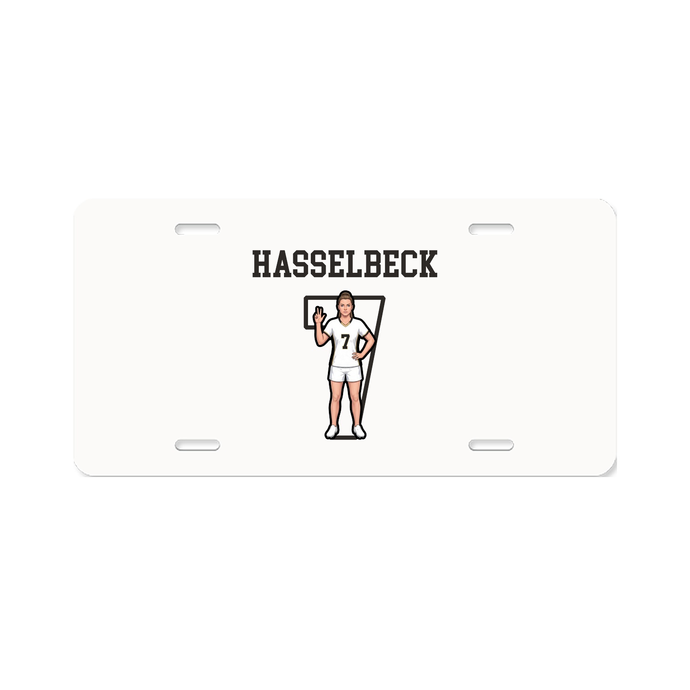 License Plate — Shirsey in Classic