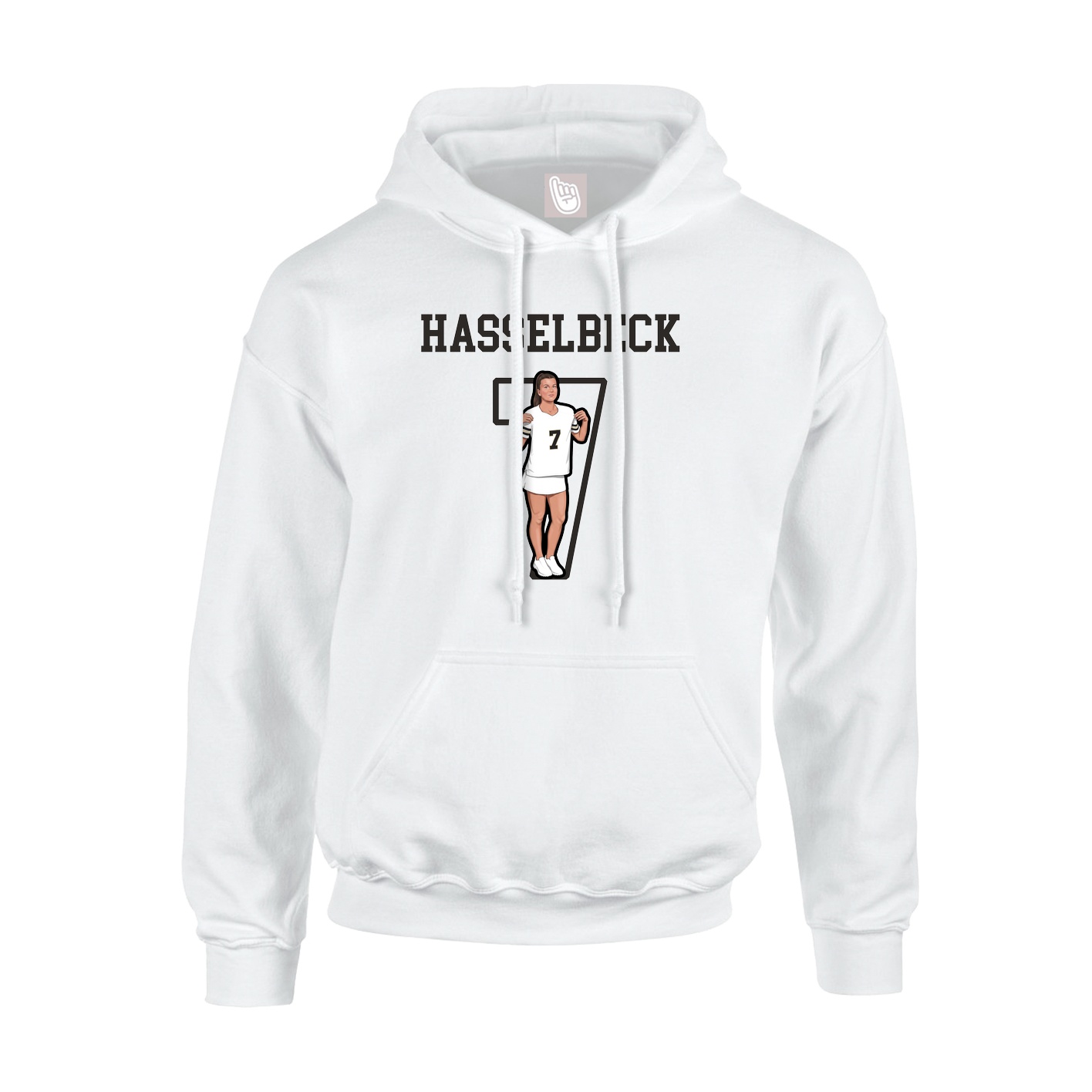 Hoodie — Shirsey in White