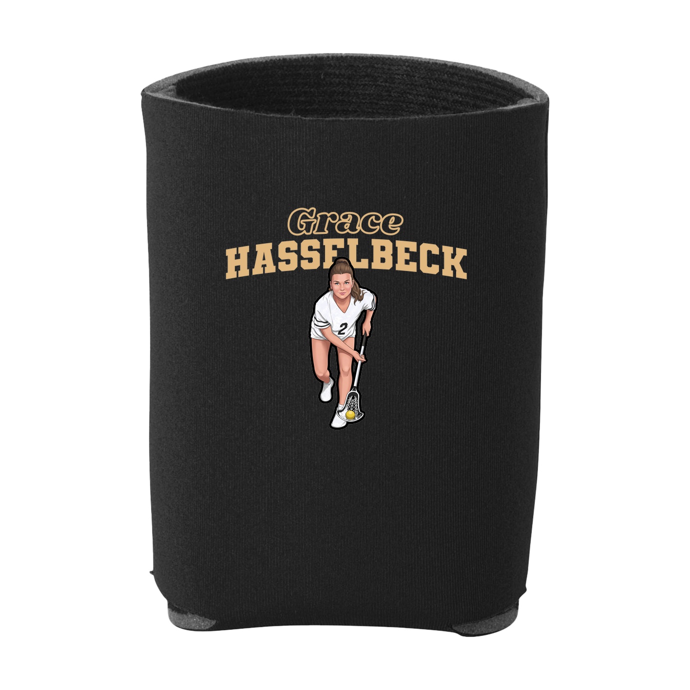 Can Holder — Name Arch in Black